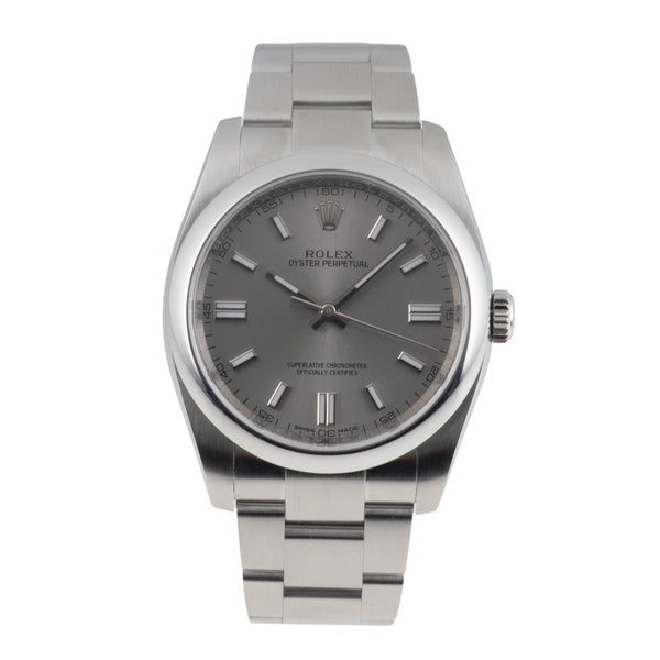 Rolex Oyster Perpetual acciaio automatismo orologio da uomo 116000  [2604889]