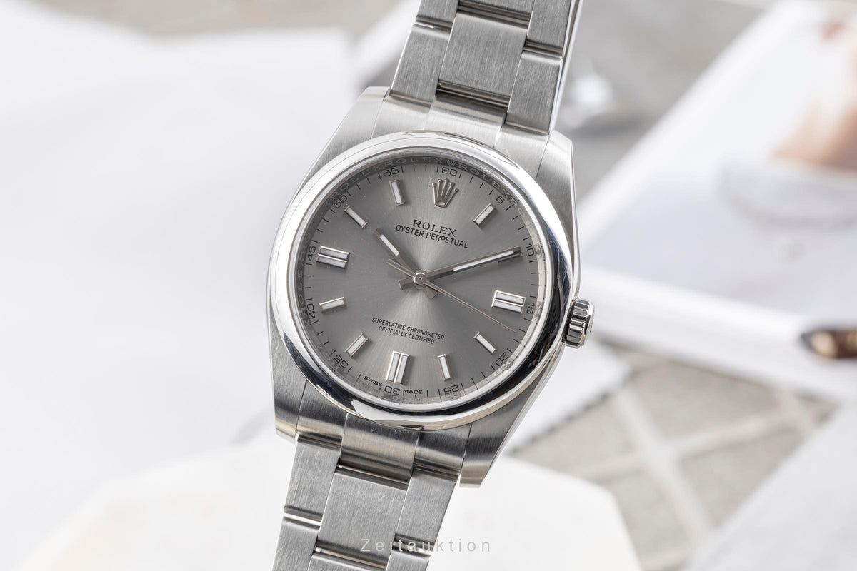 Rolex Oyster Perpetual acciaio automatismo orologio da uomo 116000  [2604889]