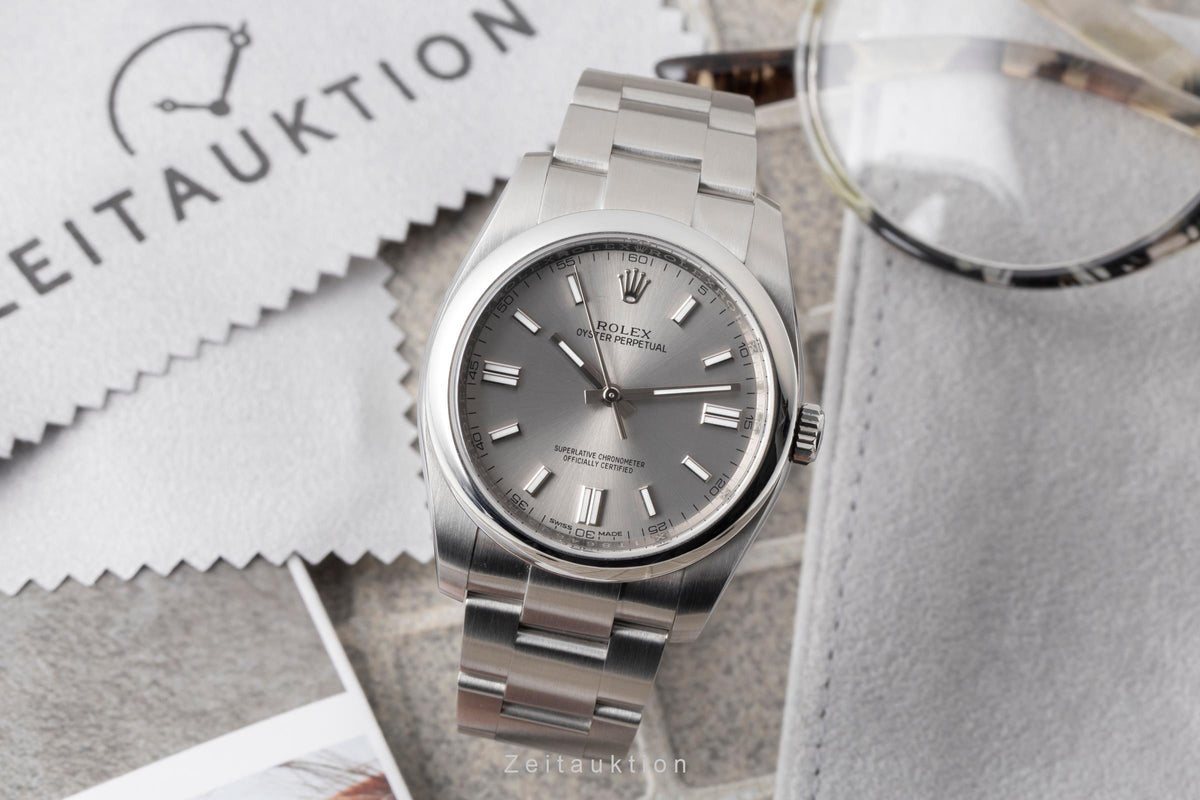 Rolex Oyster Perpetual acciaio automatismo orologio da uomo 116000  [2604889]