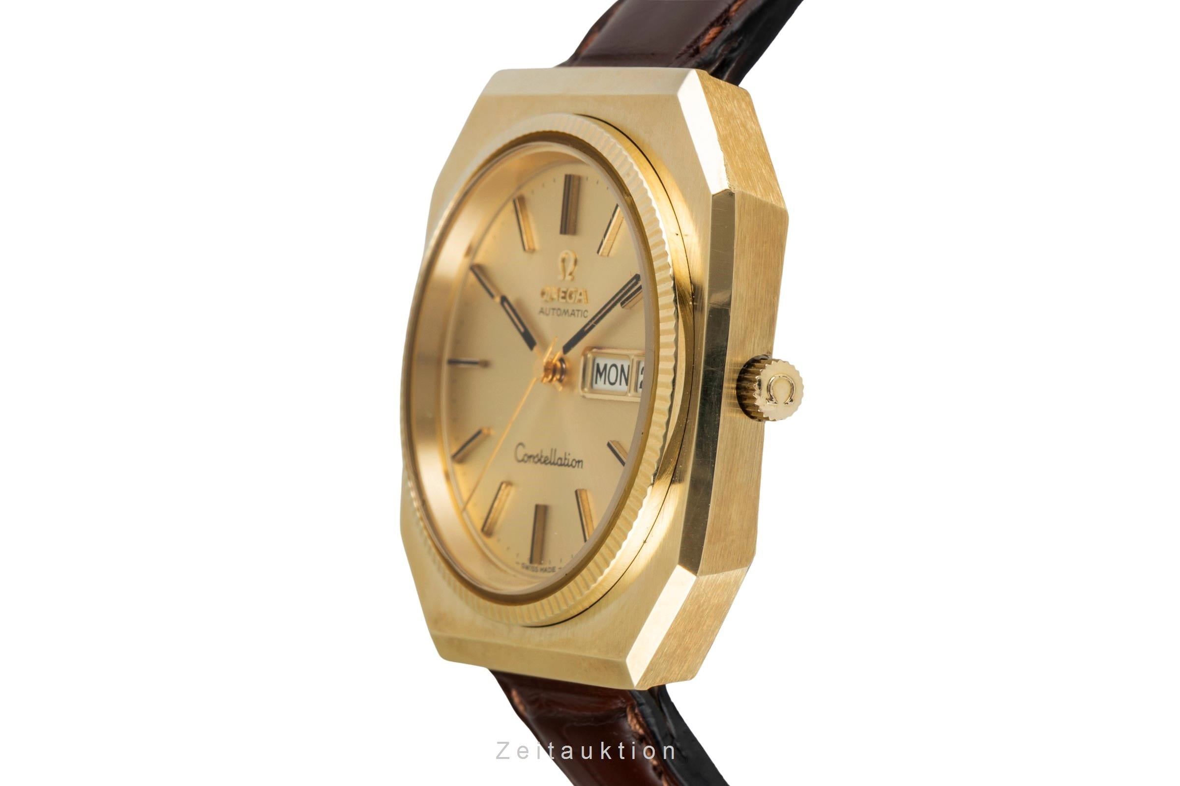Omega Constellation acero / oro automático reloj para caballeros 166.219 Vintage  [2604890]