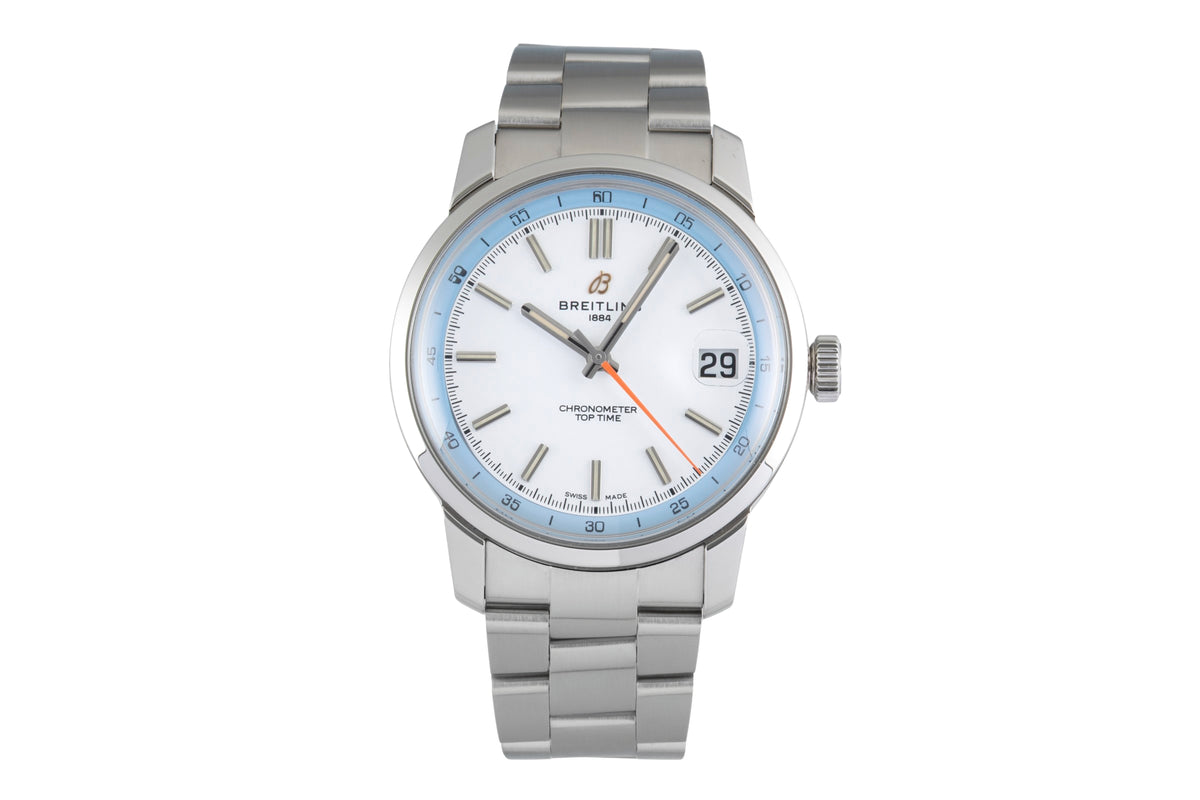 Breitling Top Time B31 Stahl Automatik Herrenuhr Ref. AB3113281A1A1 B&P 2025 [2604893]