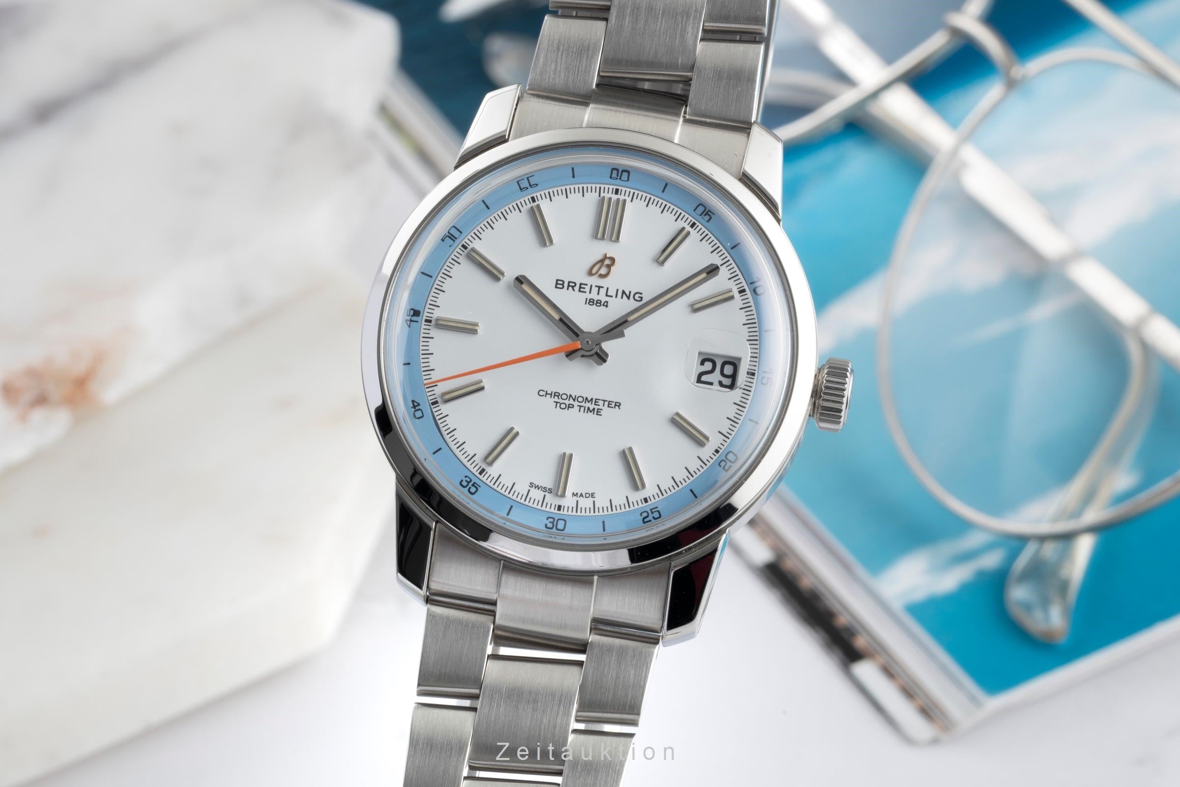 Breitling Top Time acciaio automatismo orologio da uomo AB3113281A1A1 LP: 6000EUR  [2604893]