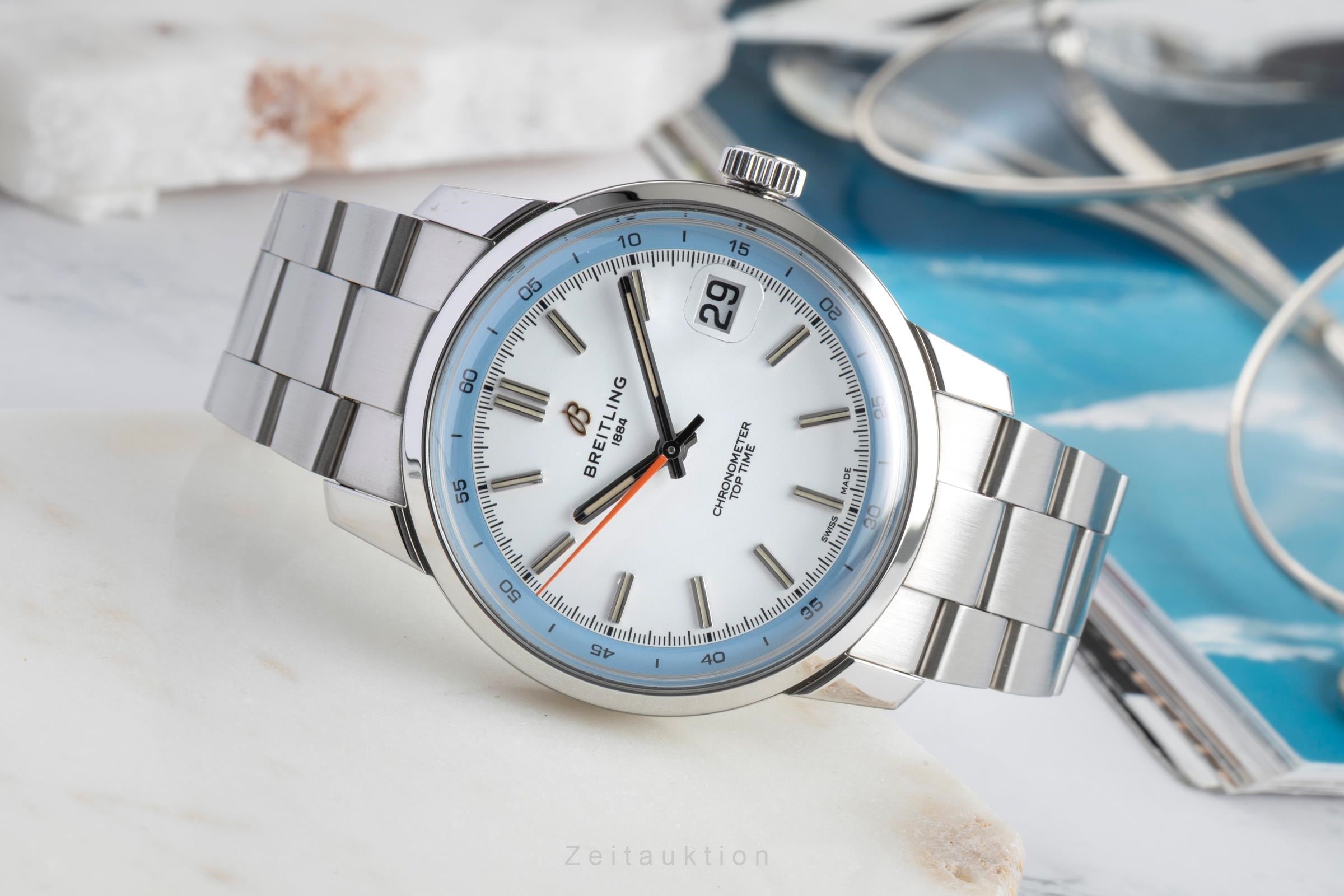 Breitling Top Time acciaio automatismo orologio da uomo AB3113281A1A1 LP: 6000EUR  [2604893]
