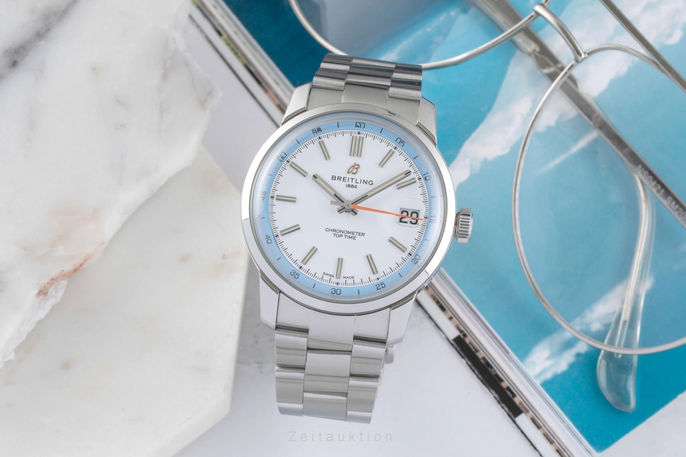 Breitling Top Time acciaio automatismo orologio da uomo AB3113281A1A1 LP: 6000EUR  [2604893]
