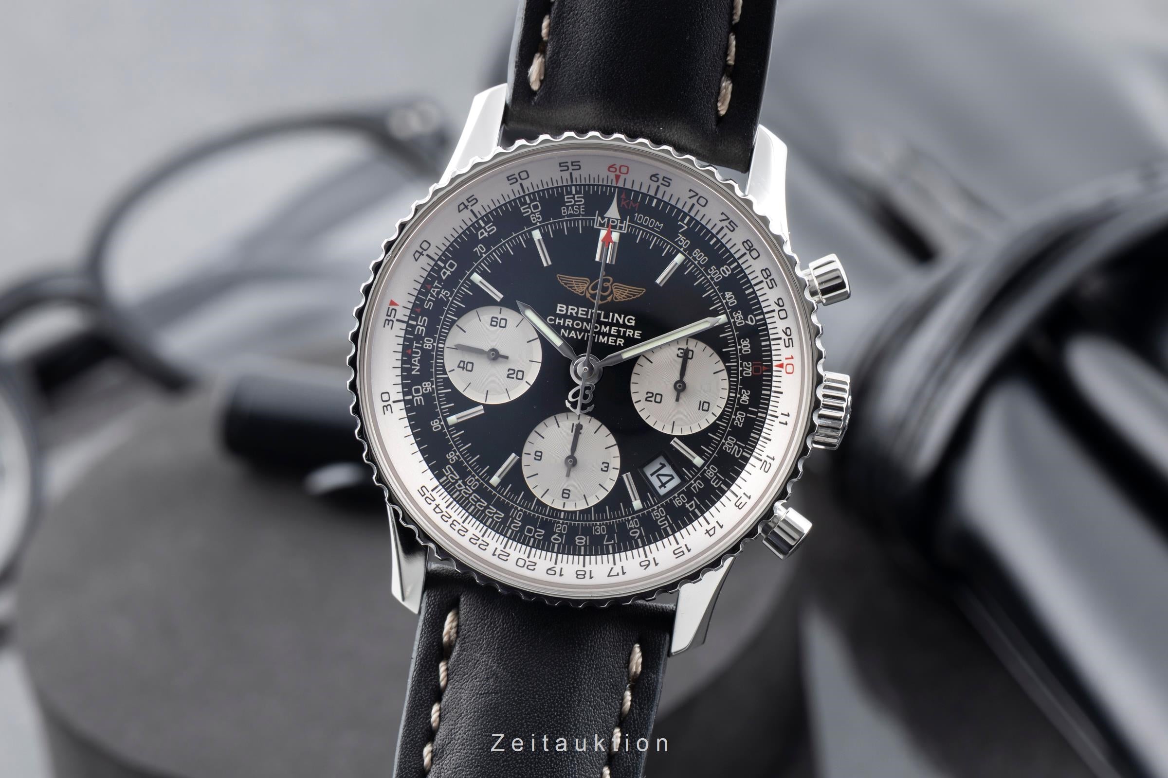 Breitling Navitimer chronograph steel automatic men's watch A23322  [2604899]