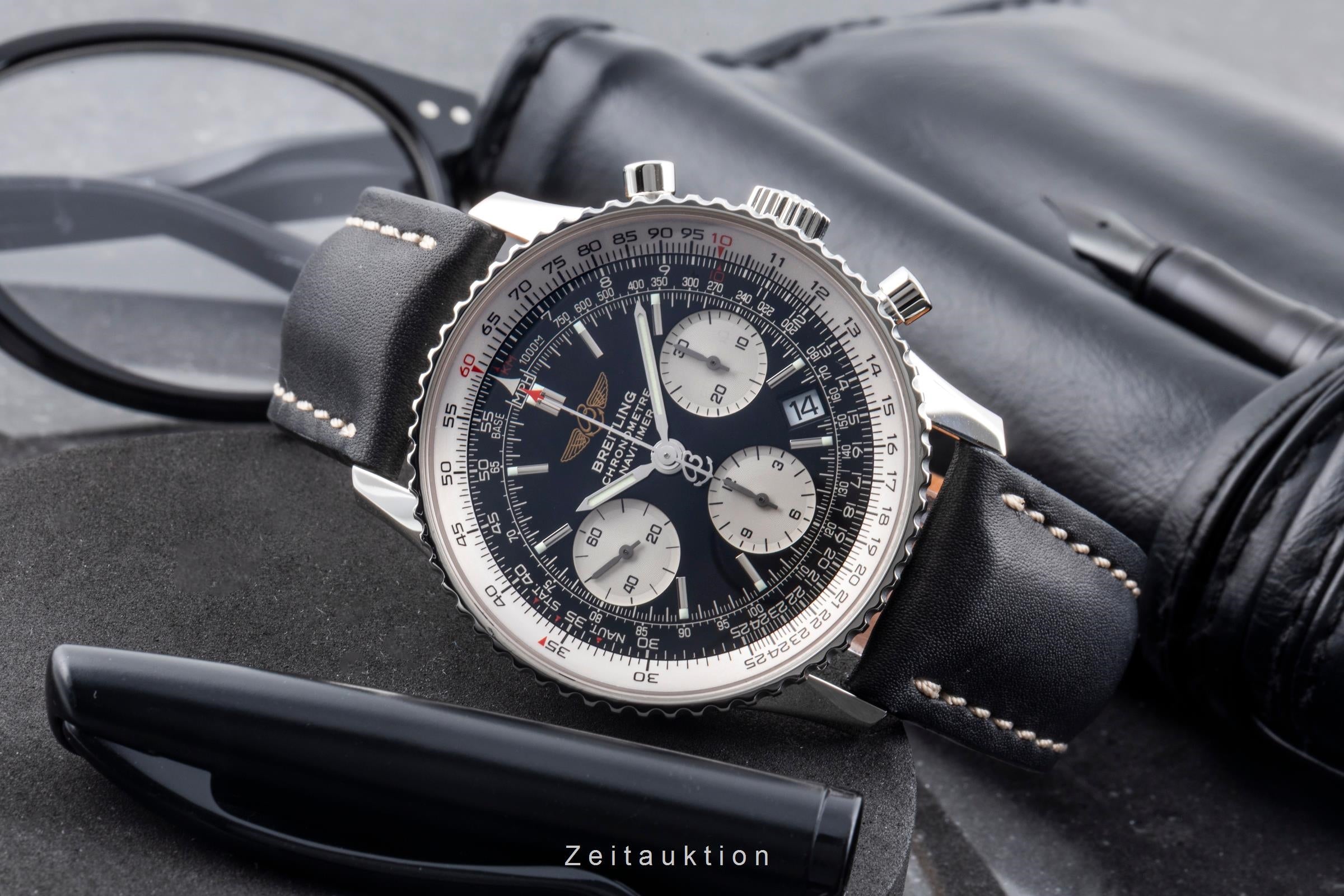 Breitling Navitimer chronograph steel automatic men's watch A23322  [2604899]
