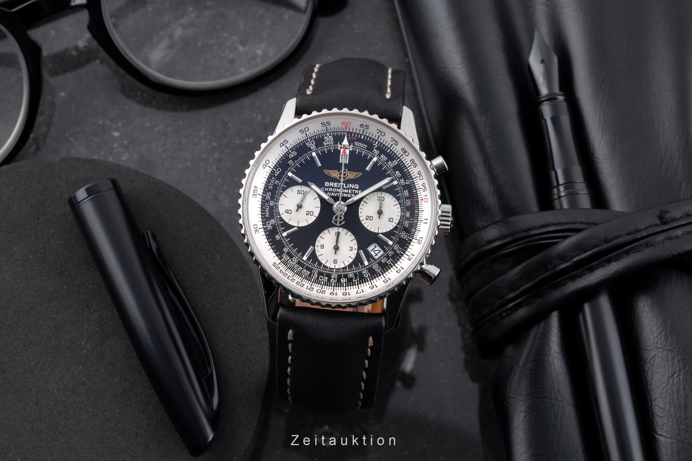 Breitling Navitimer chronograph steel automatic men's watch A23322  [2604899]
