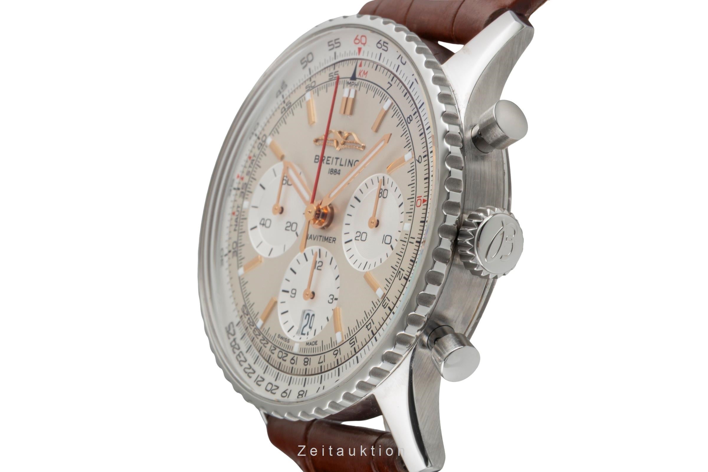 Breitling Navitimer 01 cronógrafo acero automático reloj para caballeros AB0139 LP: 9500EUR  [2604900]