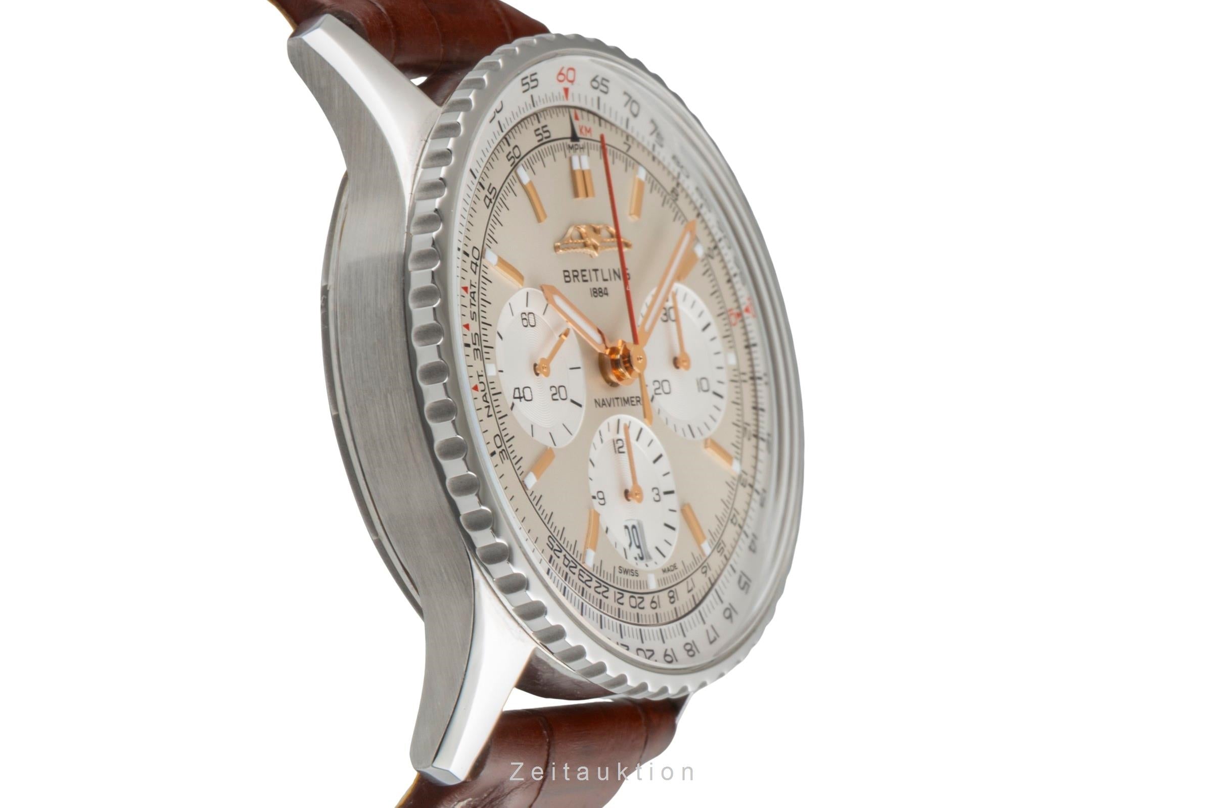 Breitling Navitimer 01 cronógrafo acero automático reloj para caballeros AB0139 LP: 9500EUR  [2604900]