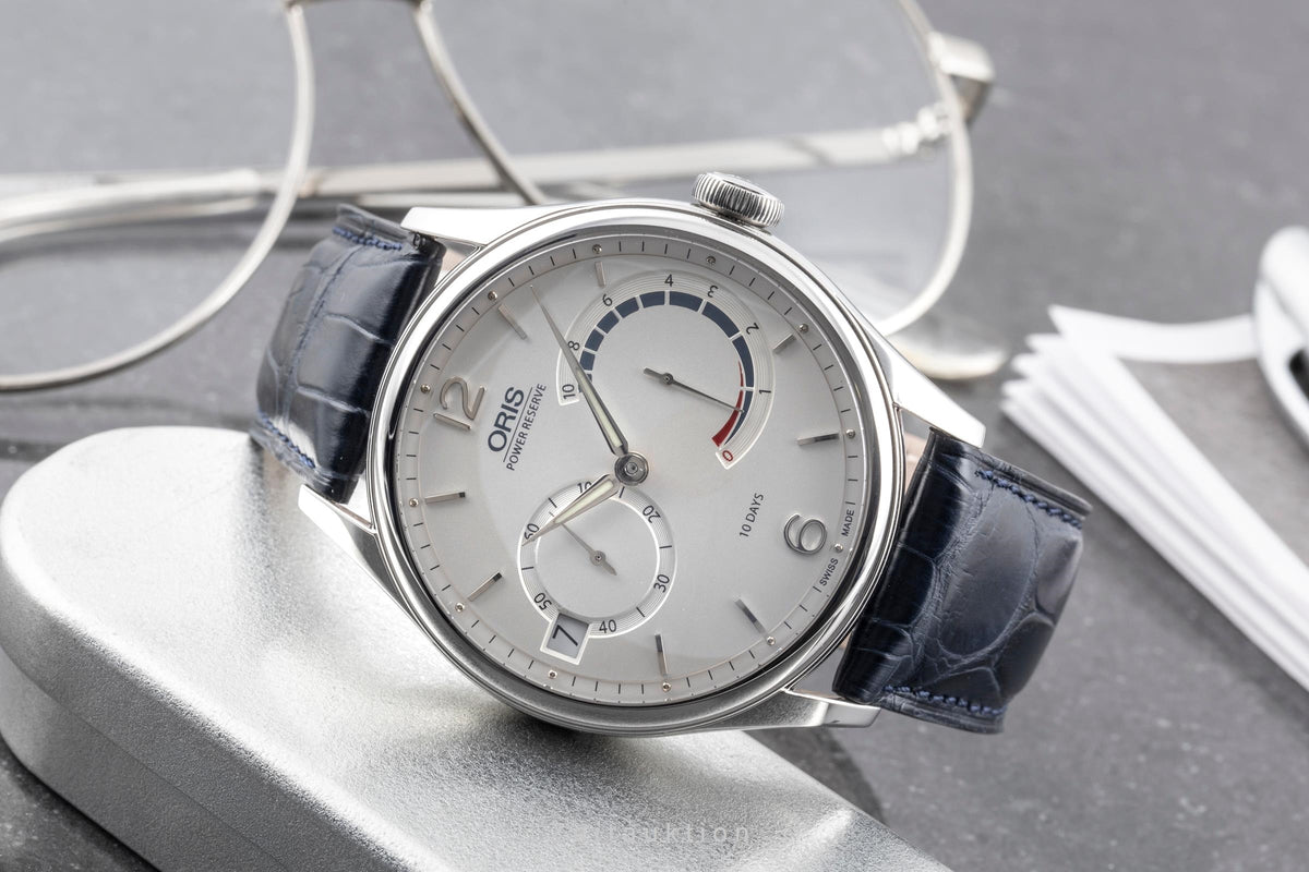 Oris Artelier Gangreserve Handaufzug Herrenuhr 01 111 7700 4031-Set 1 23 71FC [2604903]