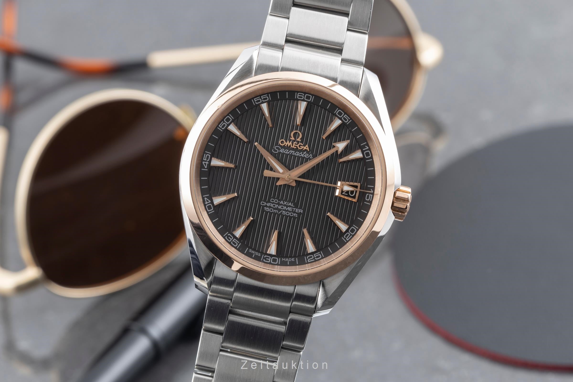 Omega Seamaster Stahl / Gold Automatik Herren Ref. 231.20.42.21.06.002 Papiere  [2604904]