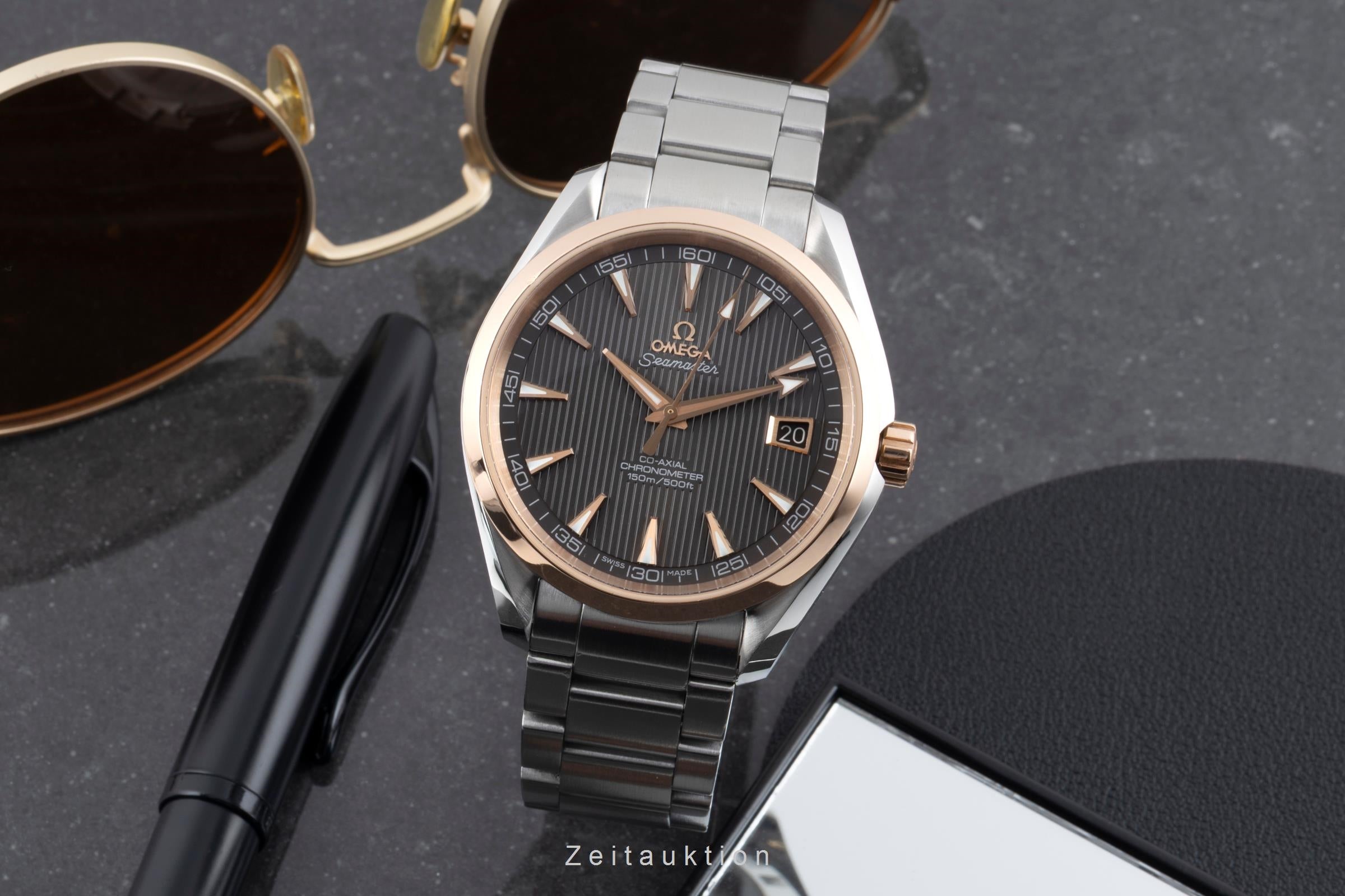 Omega Seamaster Stahl / Gold Automatik Herren Ref. 231.20.42.21.06.002 Papiere  [2604904]