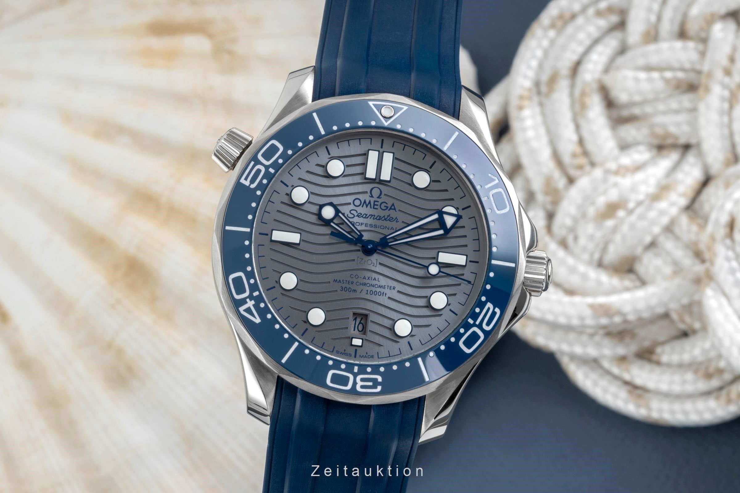 Omega Seamaster Diver 300 M Stahl Automatik Herrenuhr 210.32.42.20.06.001 B&P [2604905]