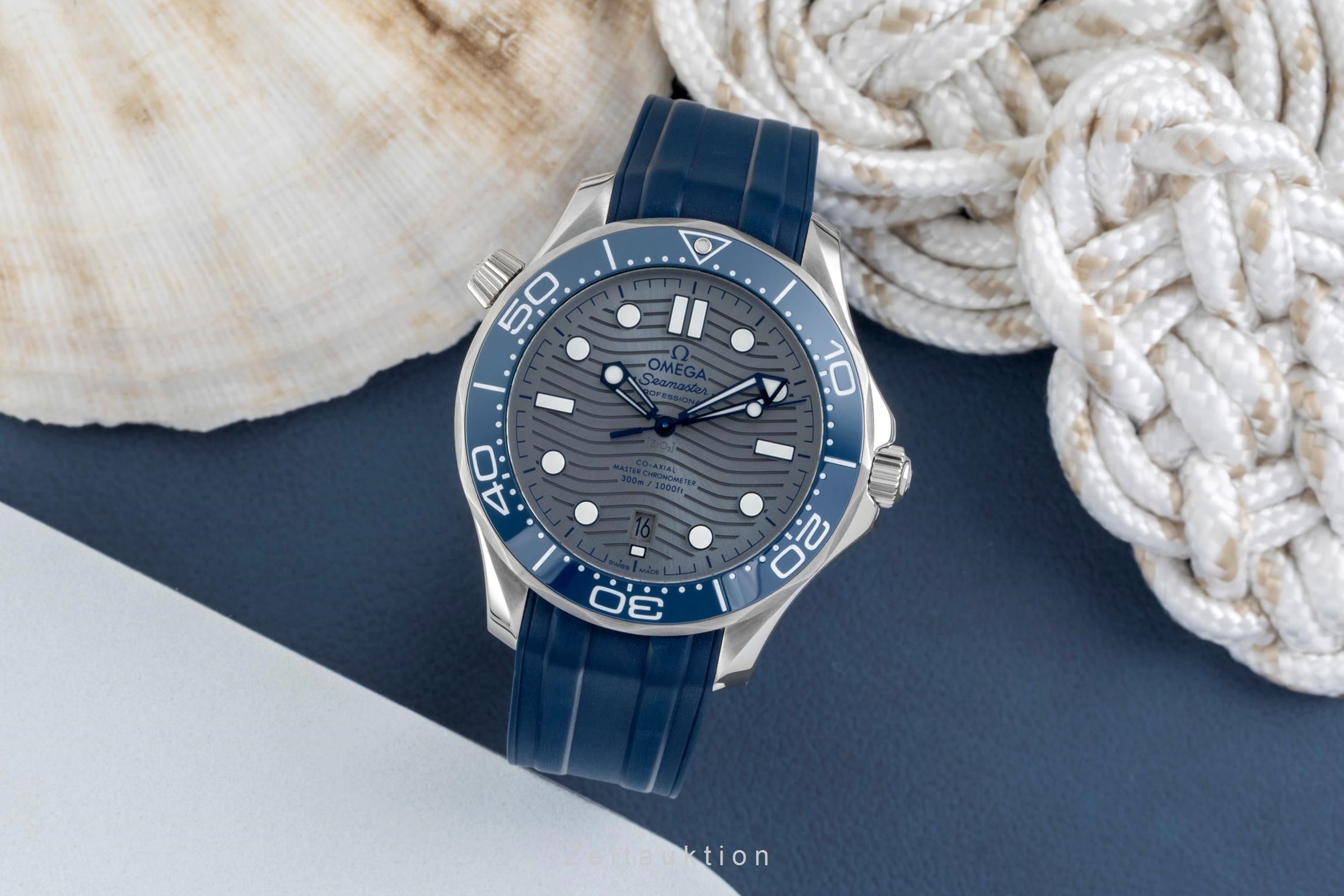 Omega Seamaster Diver 300 M Stahl Automatik Herrenuhr 210.32.42.20.06.001 B&P [2604905]