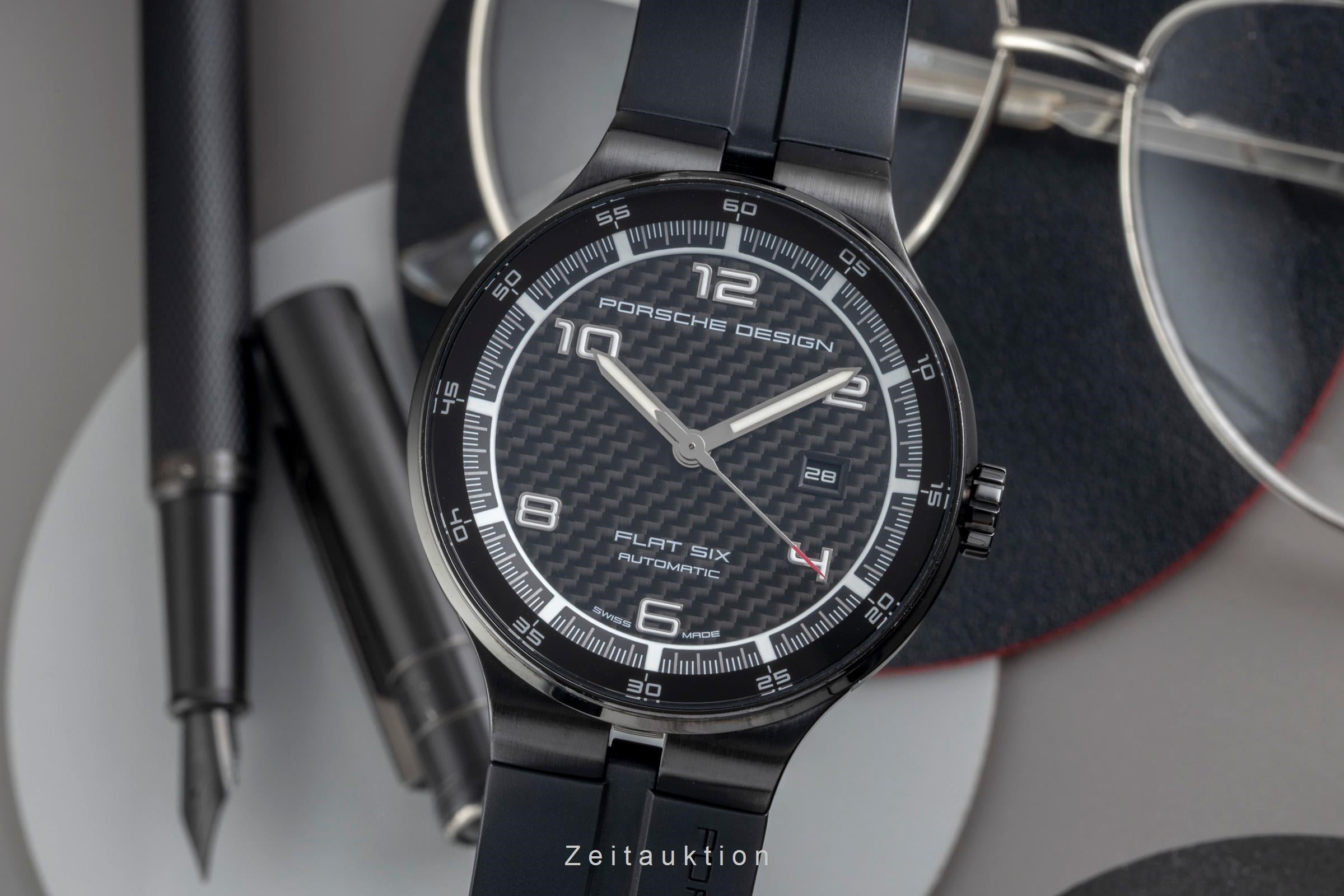 Porsche Design Flat Six P`6350 Date Automatik Herrenuhr Ref. 6350.43  [2604907]