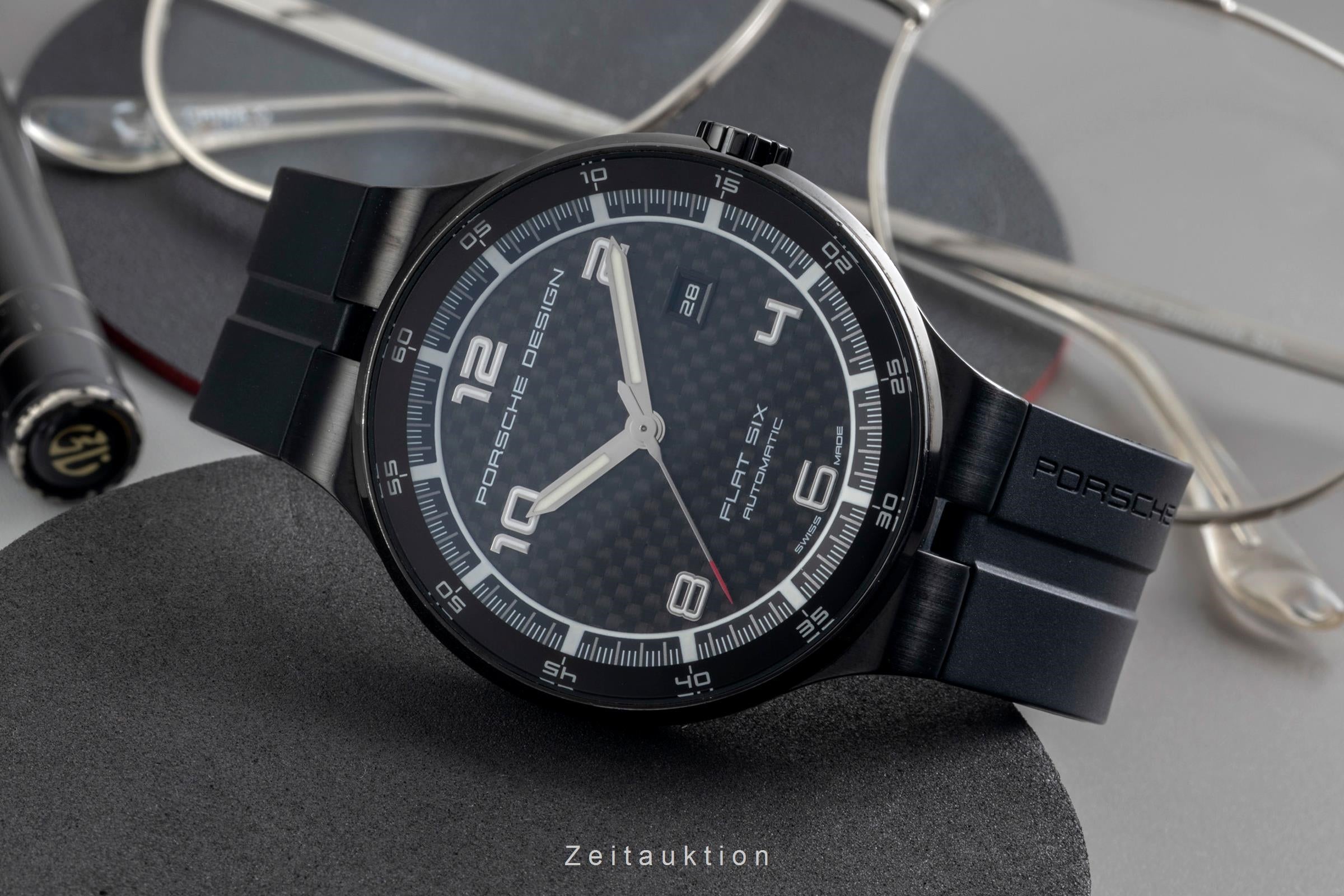 Porsche Design Flat Six P`6350 Date Automatik Herrenuhr Ref. 6350.43  [2604907]