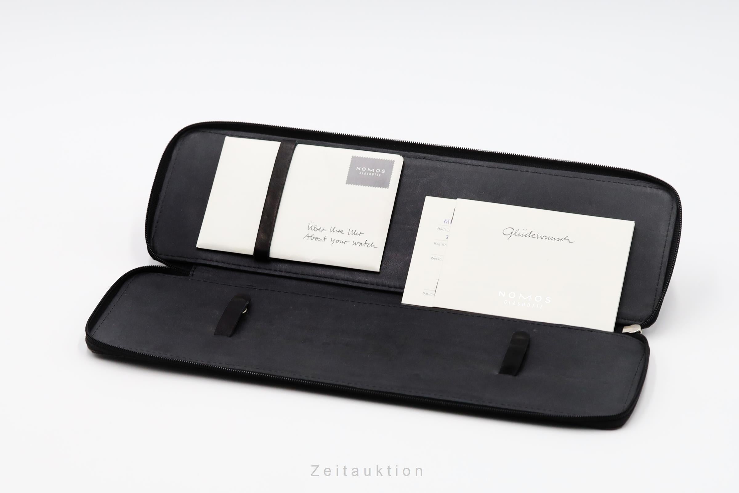 Nomos Glashütte Metro Neomatik Nachtblau Automatik Ref. 1110 B&P NP: 3620,- € [2604908]