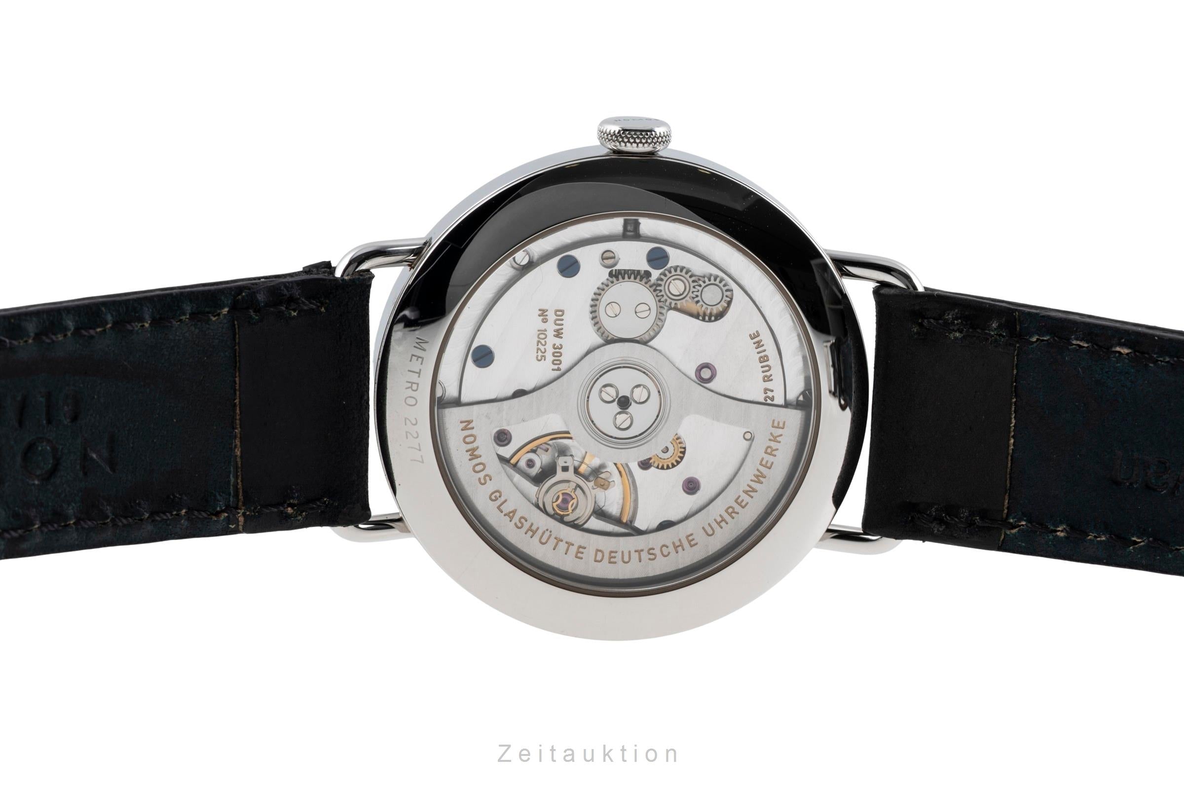 Nomos Glashütte Metro Neomatik Nachtblau Automatik Ref. 1110 B&P NP: 3620,- € [2604908]