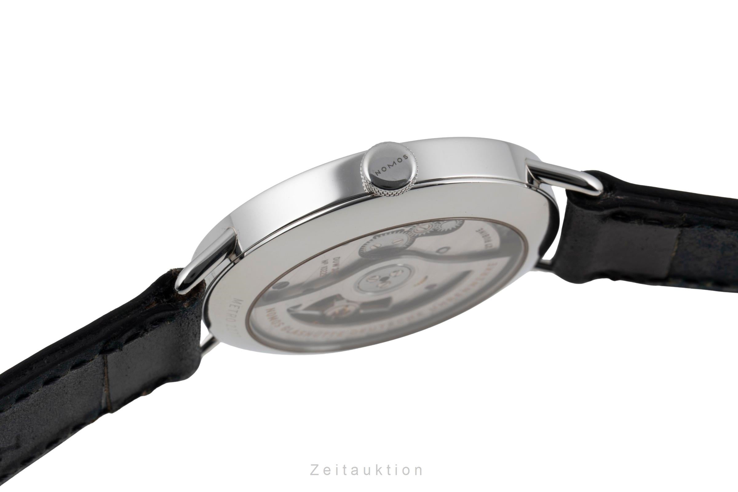 Nomos Glashütte Metro Neomatik Nachtblau Automatik Ref. 1110 B&P NP: 3620,- € [2604908]