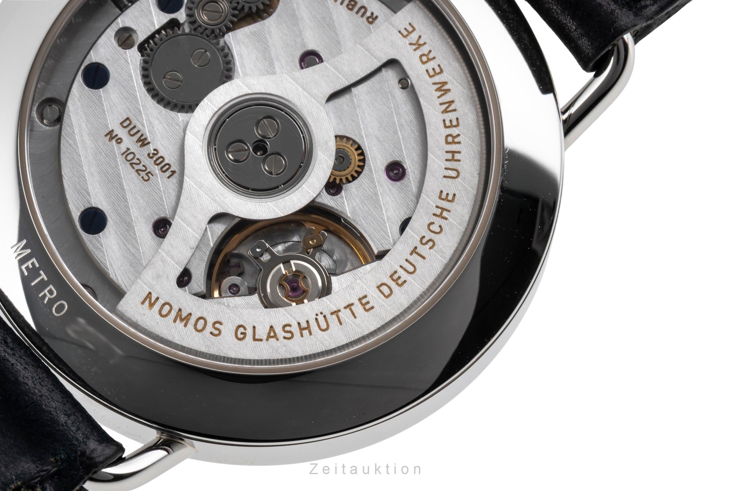 Nomos Glashütte Metro Neomatik Nachtblau Automatik Ref. 1110 B&P NP: 3620,- € [2604908]