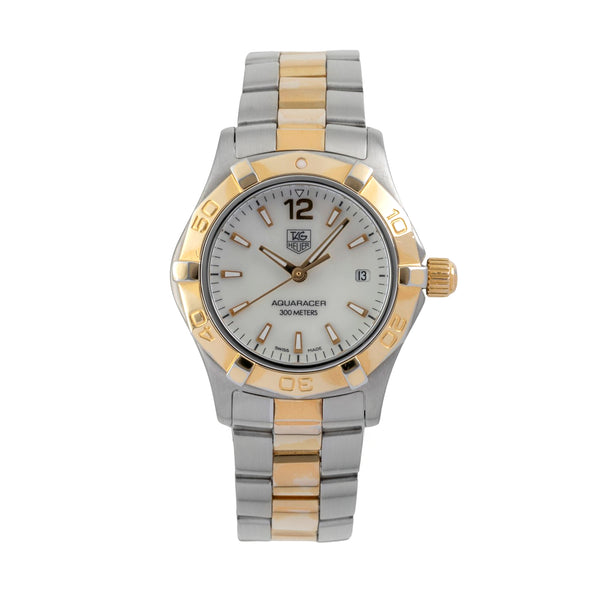 Tag Heuer Aquaracer acero / banado en oro cuarzo reloj para damas  WAF1424  [2604909]