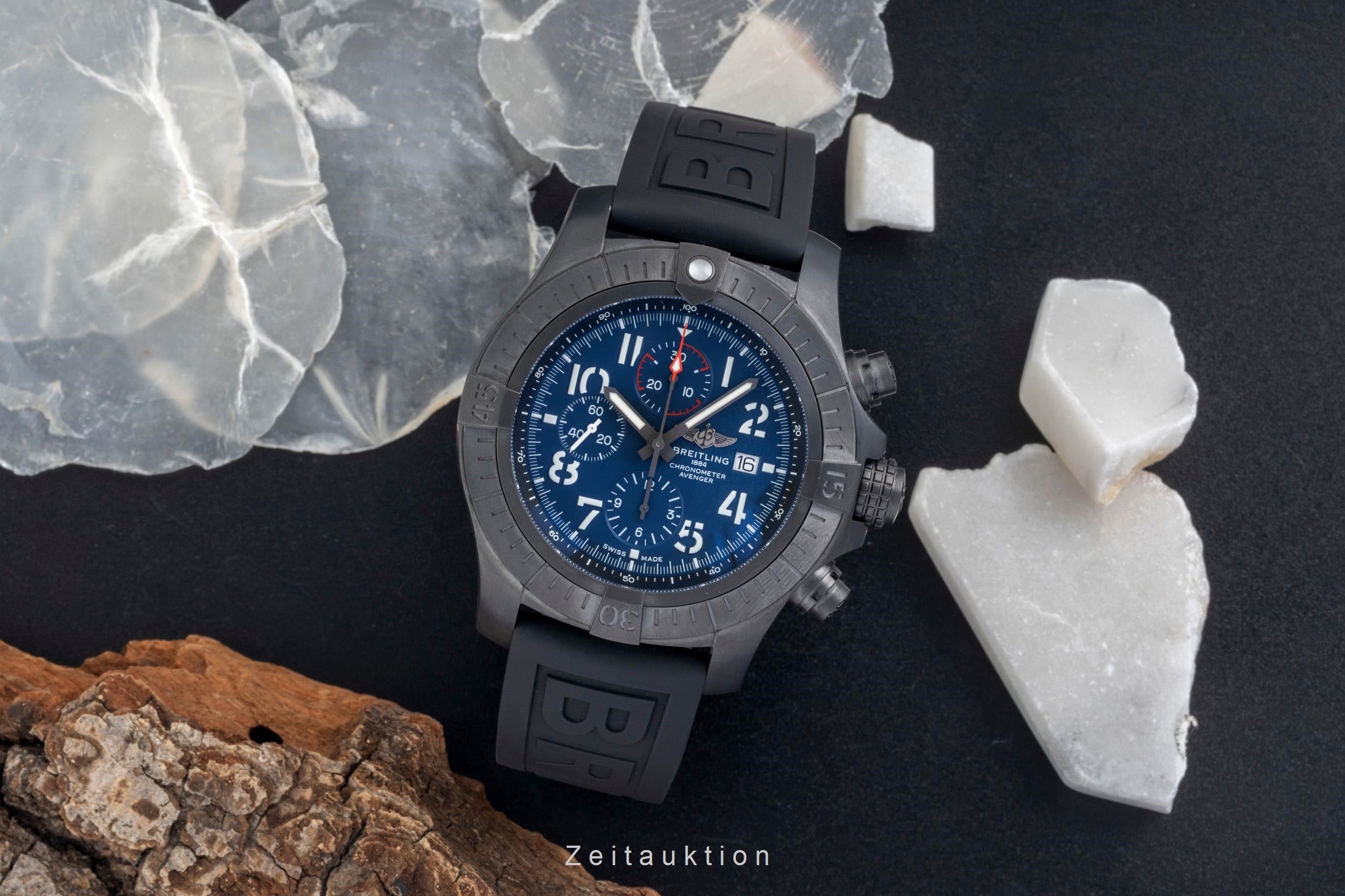 Breitling Super Avenger chronograph titanium automatic men's watch V13375101C1X1  [2604912]
