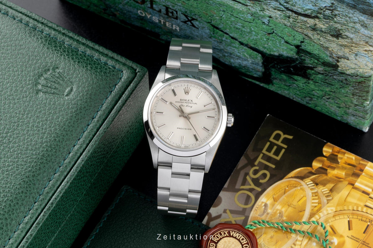 Rolex Air King steel automatic men's watch 14000  [2604915]