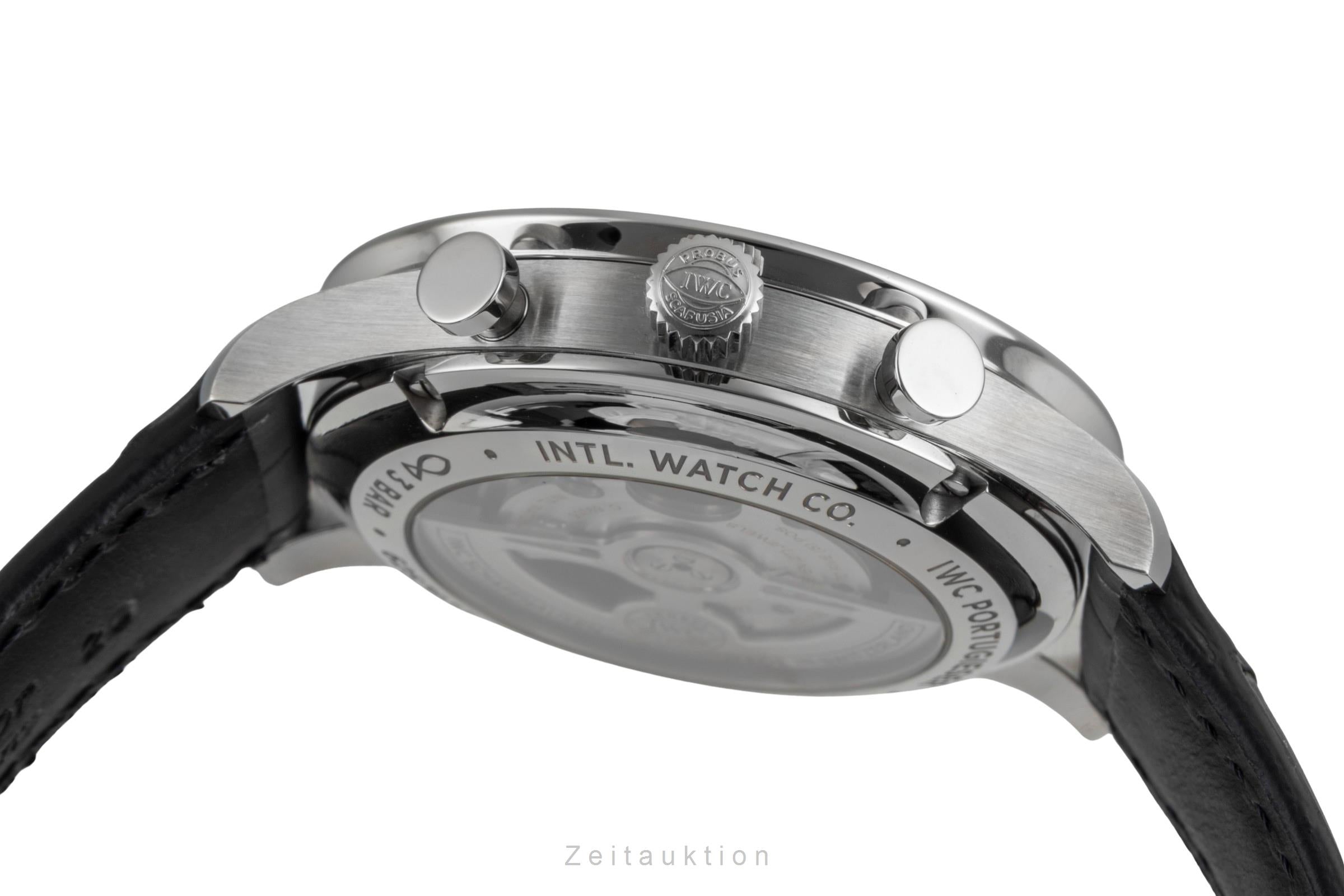 IWC Portugieser Chronograph Blue Dial Stahl Automatik Ref. IW371606 NP: 9100,- € [2604917]