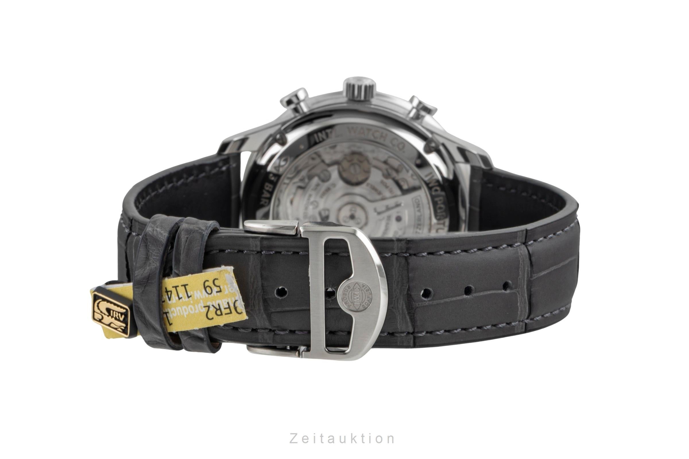 IWC Portugieser Chronograph Blue Dial Stahl Automatik Ref. IW371606 NP: 9100,- € [2604917]