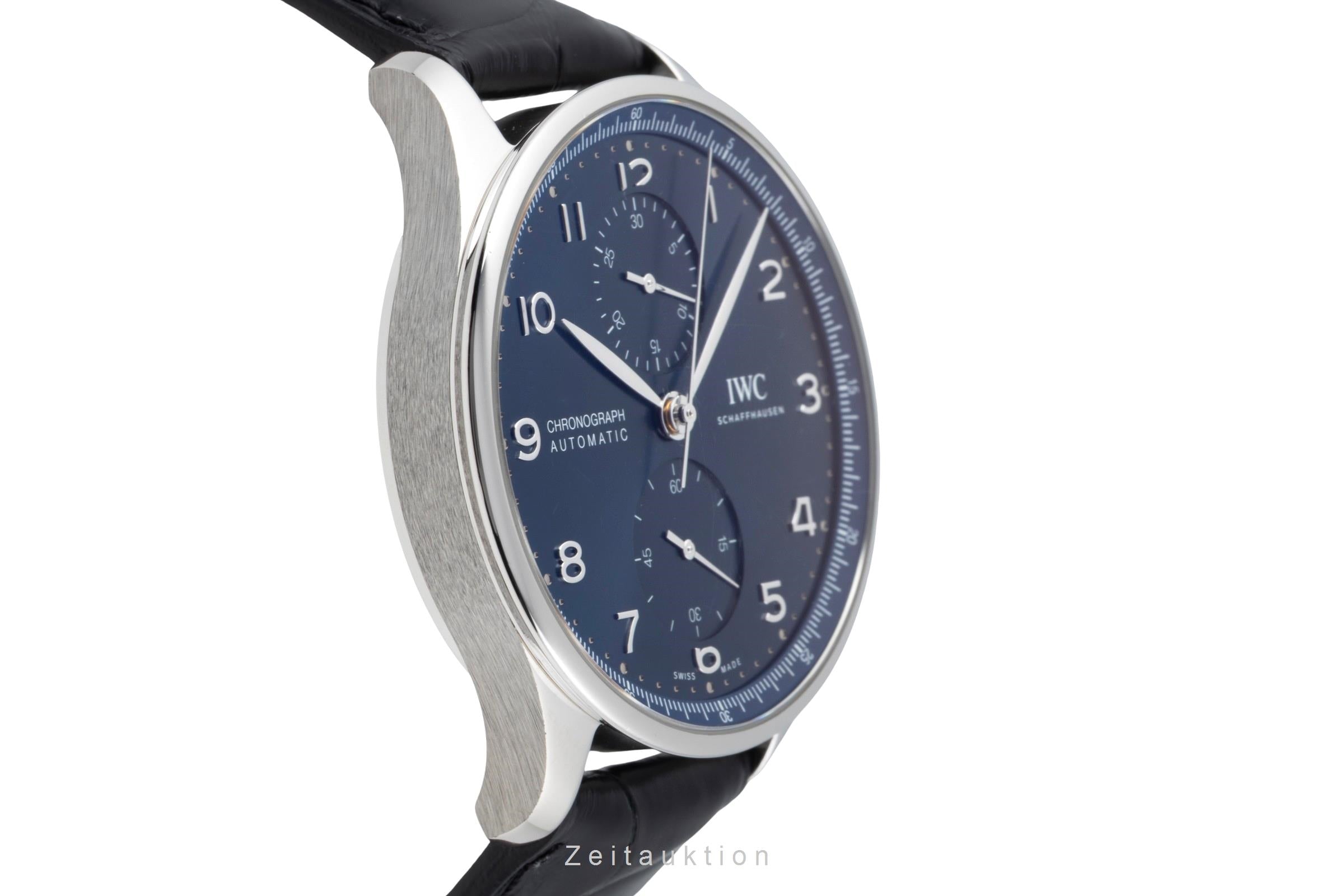 IWC Portugieser Chronograph Blue Dial Stahl Automatik Ref. IW371606 NP: 9100,- € [2604918]
