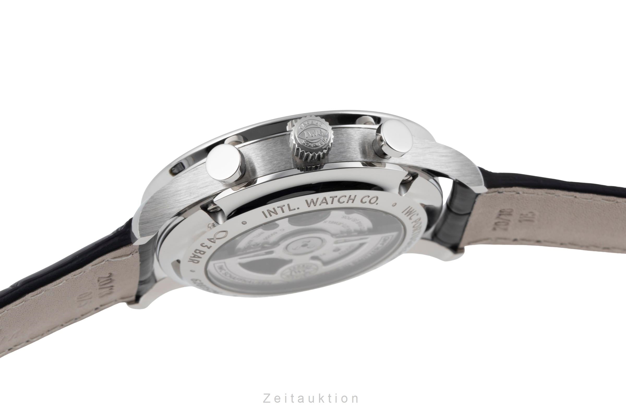 IWC Portugieser Chronograph Blue Dial Stahl Automatik Ref. IW371606 NP: 9100,- € [2604918]