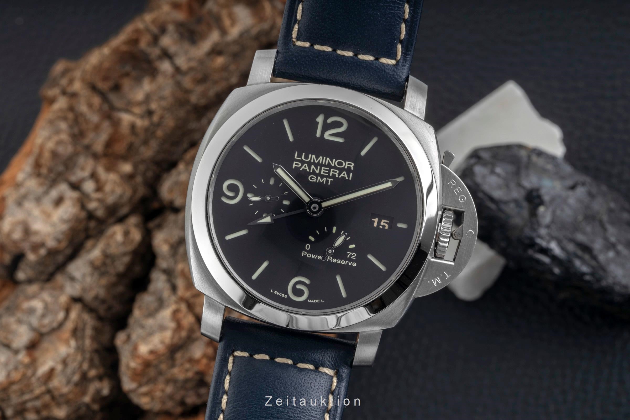 Panerai Luminor GMT acero automático reloj para caballeros PAM00321  [2604921]