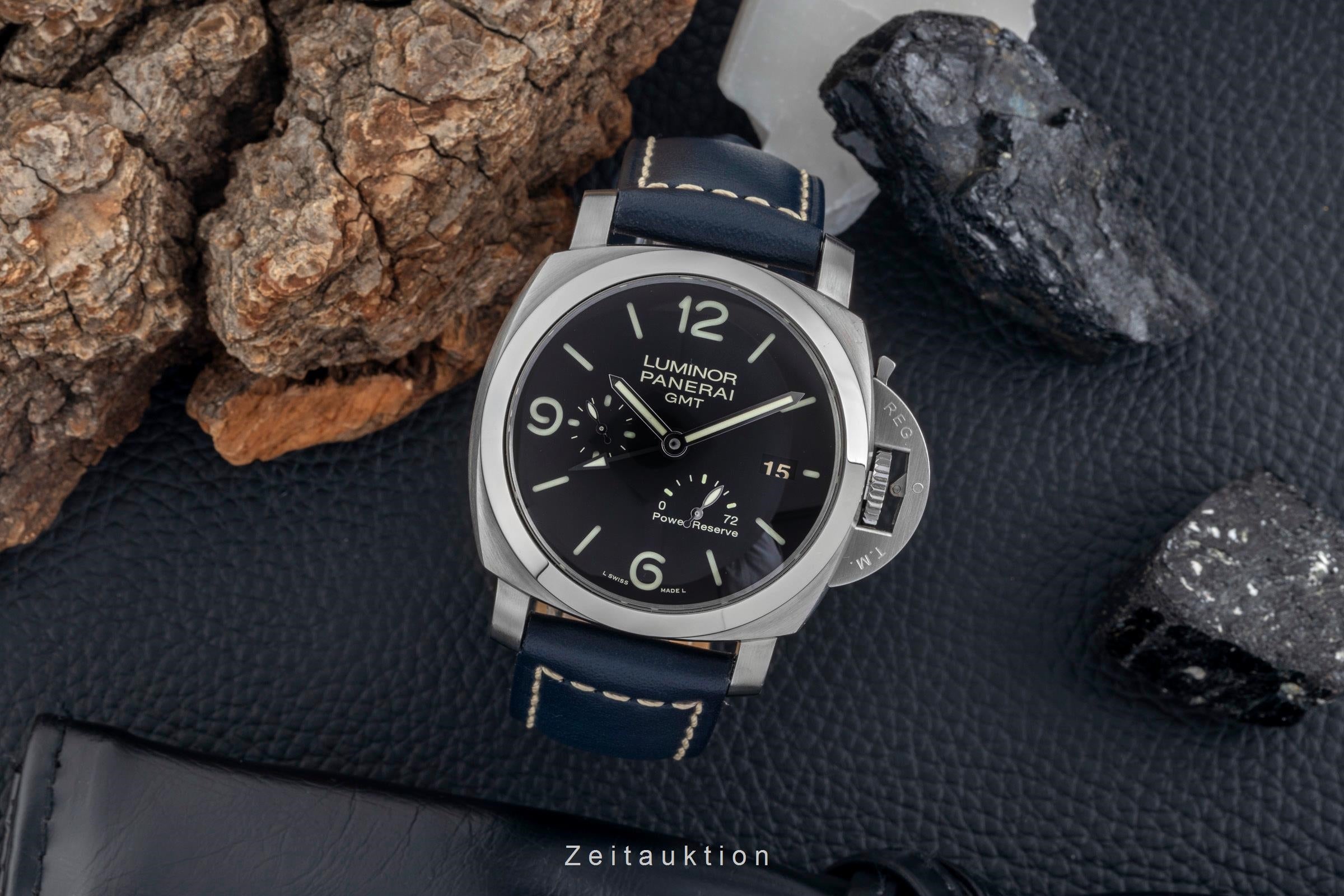 Panerai Luminor GMT acero automático reloj para caballeros PAM00321  [2604921]