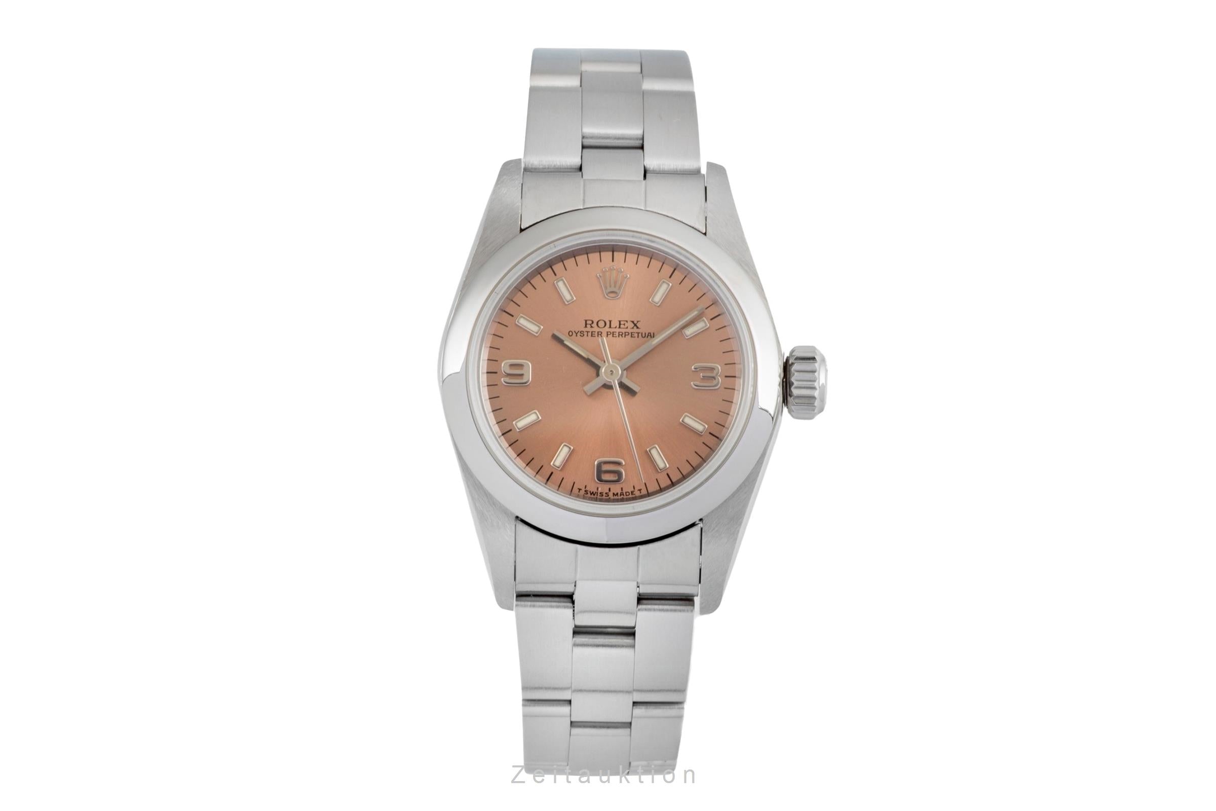 Rolex Oyster Perpetual steel automatic women's watch 67180  [2604922]