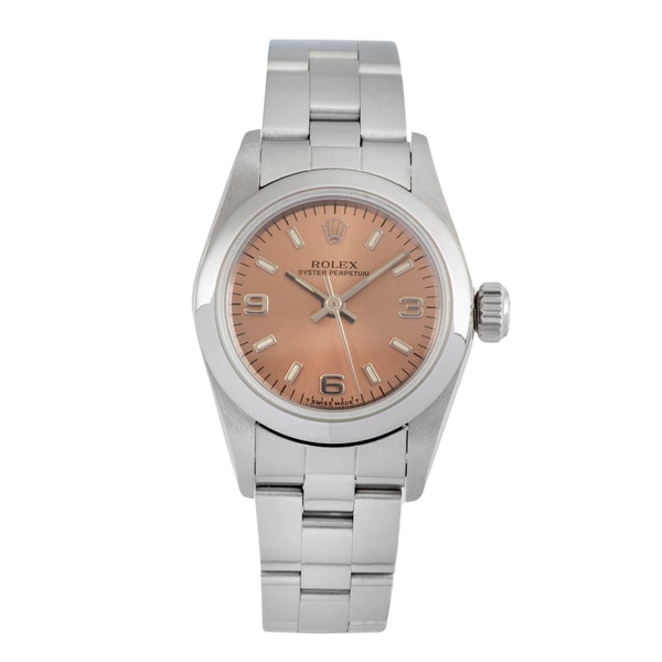 Rolex Oyster Perpetual steel automatic women's watch 67180  [2604922]