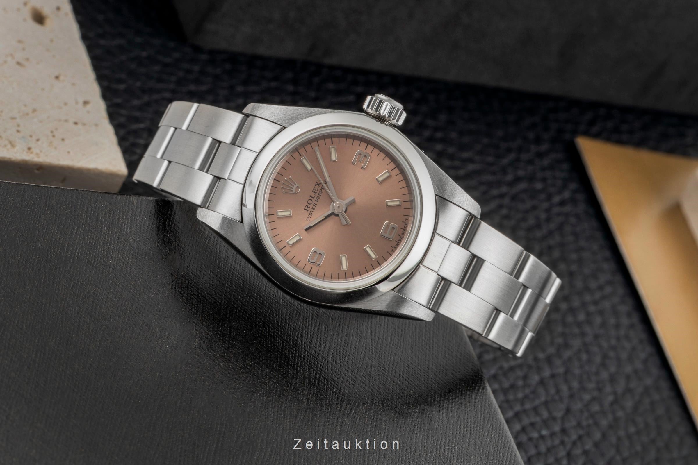 Rolex Oyster Perpetual steel automatic women's watch 67180  [2604922]
