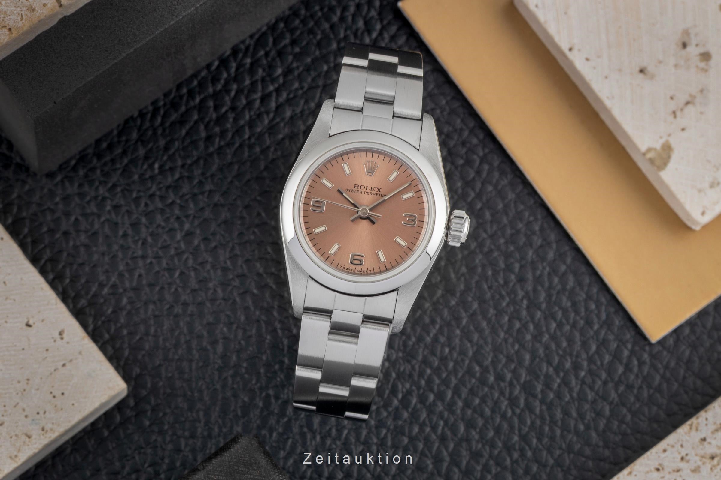 Rolex Oyster Perpetual steel automatic women's watch 67180  [2604922]