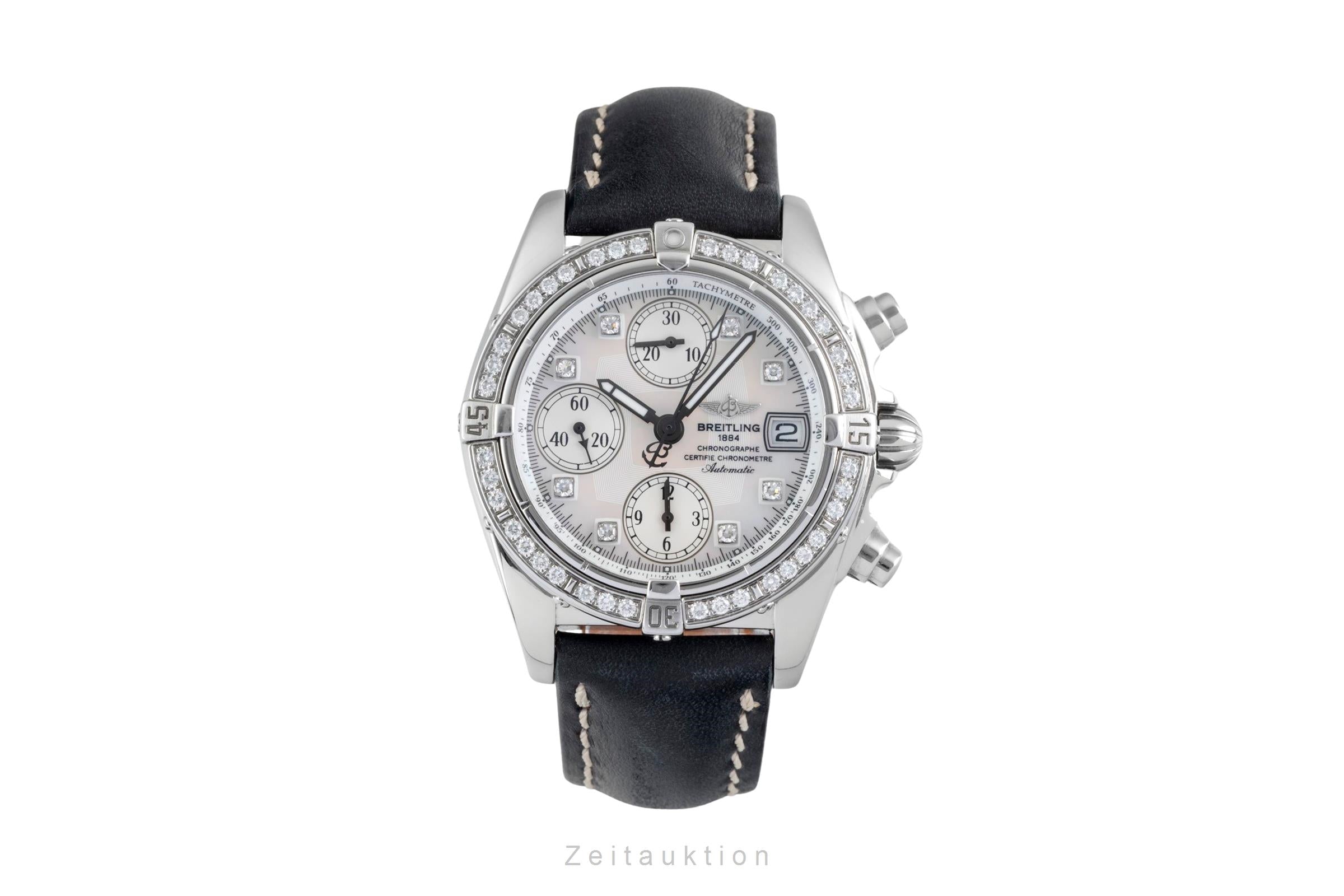 Breitling Cockpit Chronograph Stahl Automatik MOP Dial Herrenuhr Ref. A13357 [2604925]