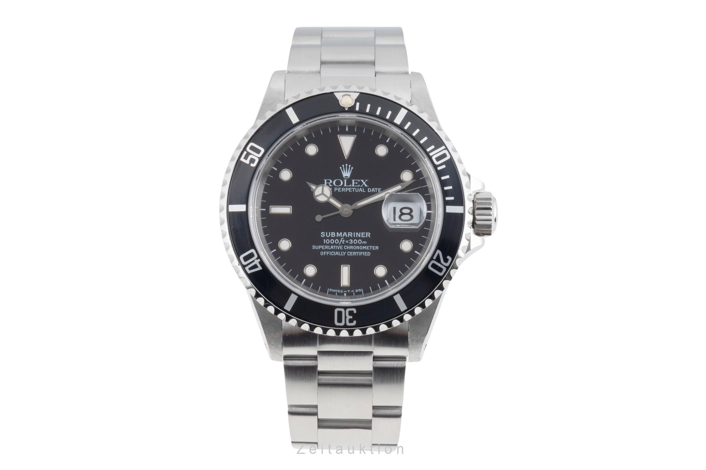 Rolex Submariner acier automatique montre pour hommes 16610  [2604930]