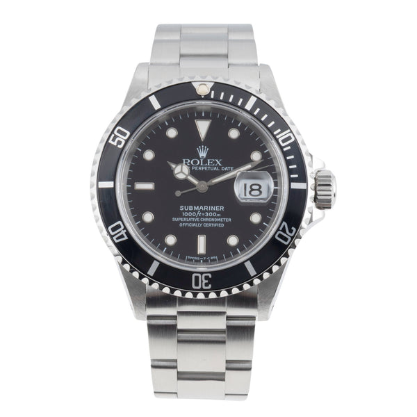 Rolex Submariner acier automatique montre pour hommes 16610  [2604930]