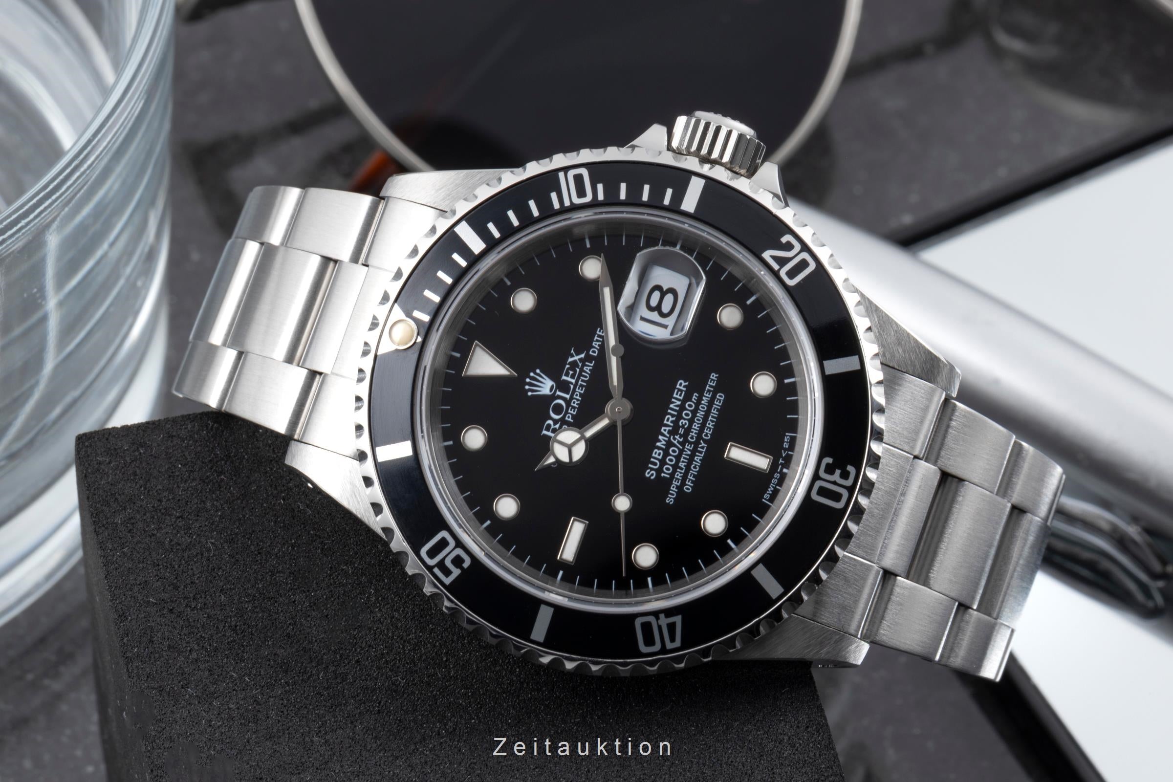 Rolex Submariner acier automatique montre pour hommes 16610  [2604930]