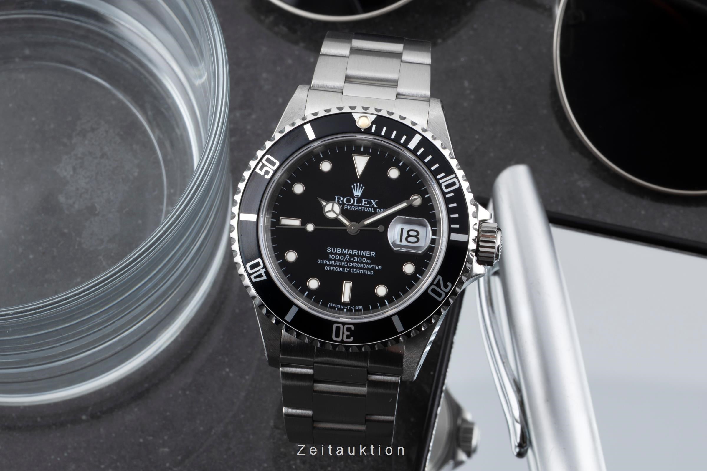 Rolex Submariner acier automatique montre pour hommes 16610  [2604930]