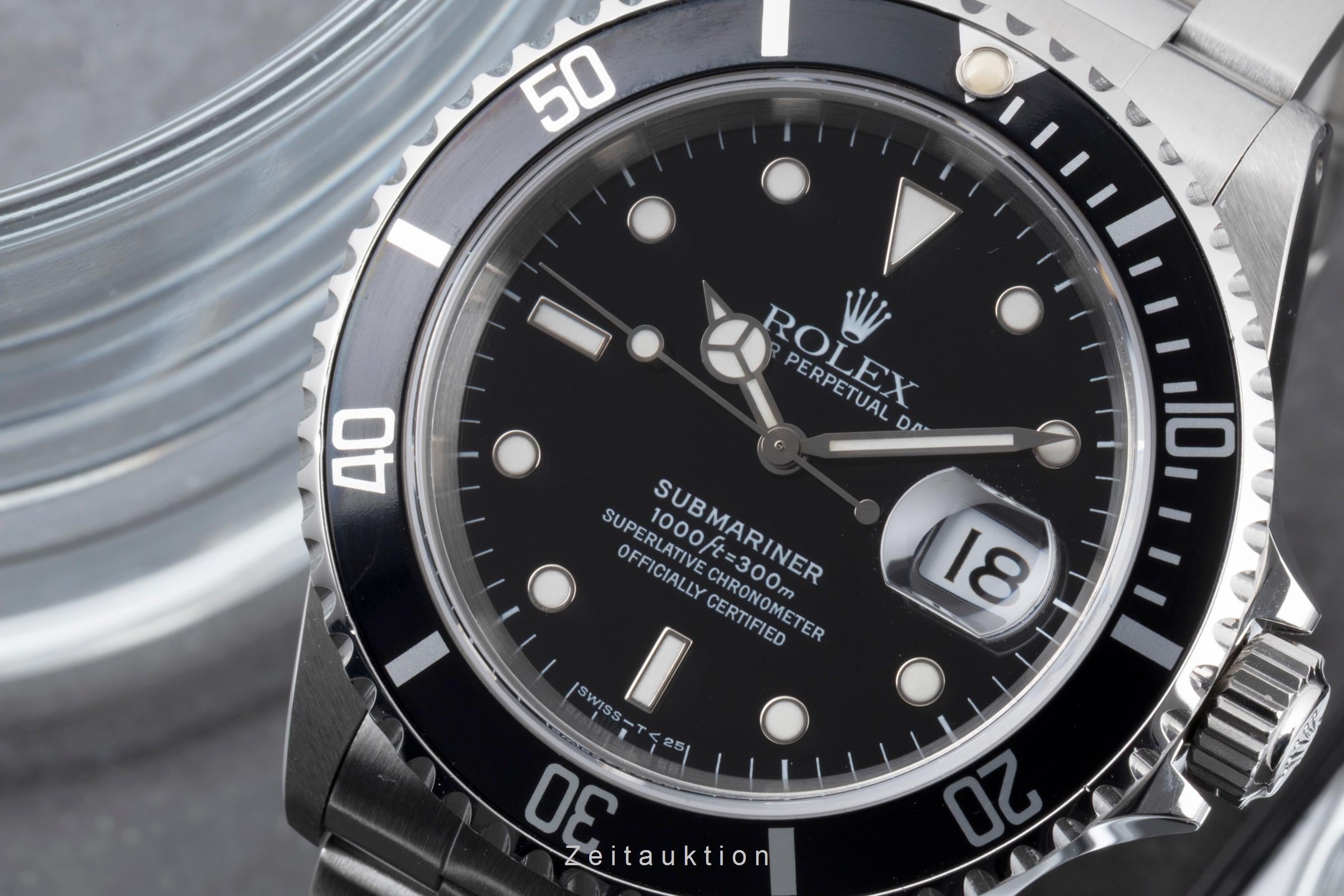 Rolex Submariner acier automatique montre pour hommes 16610  [2604930]
