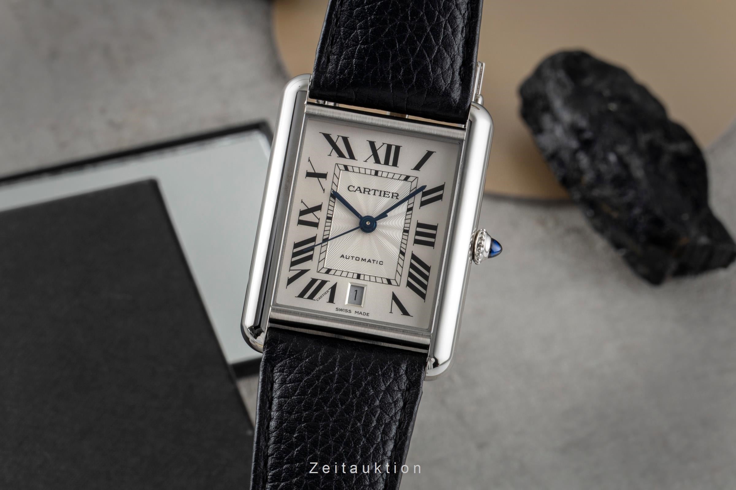 Cartier Tank acciaio automatismo orologio da uomo WSTA0040  [2604933]
