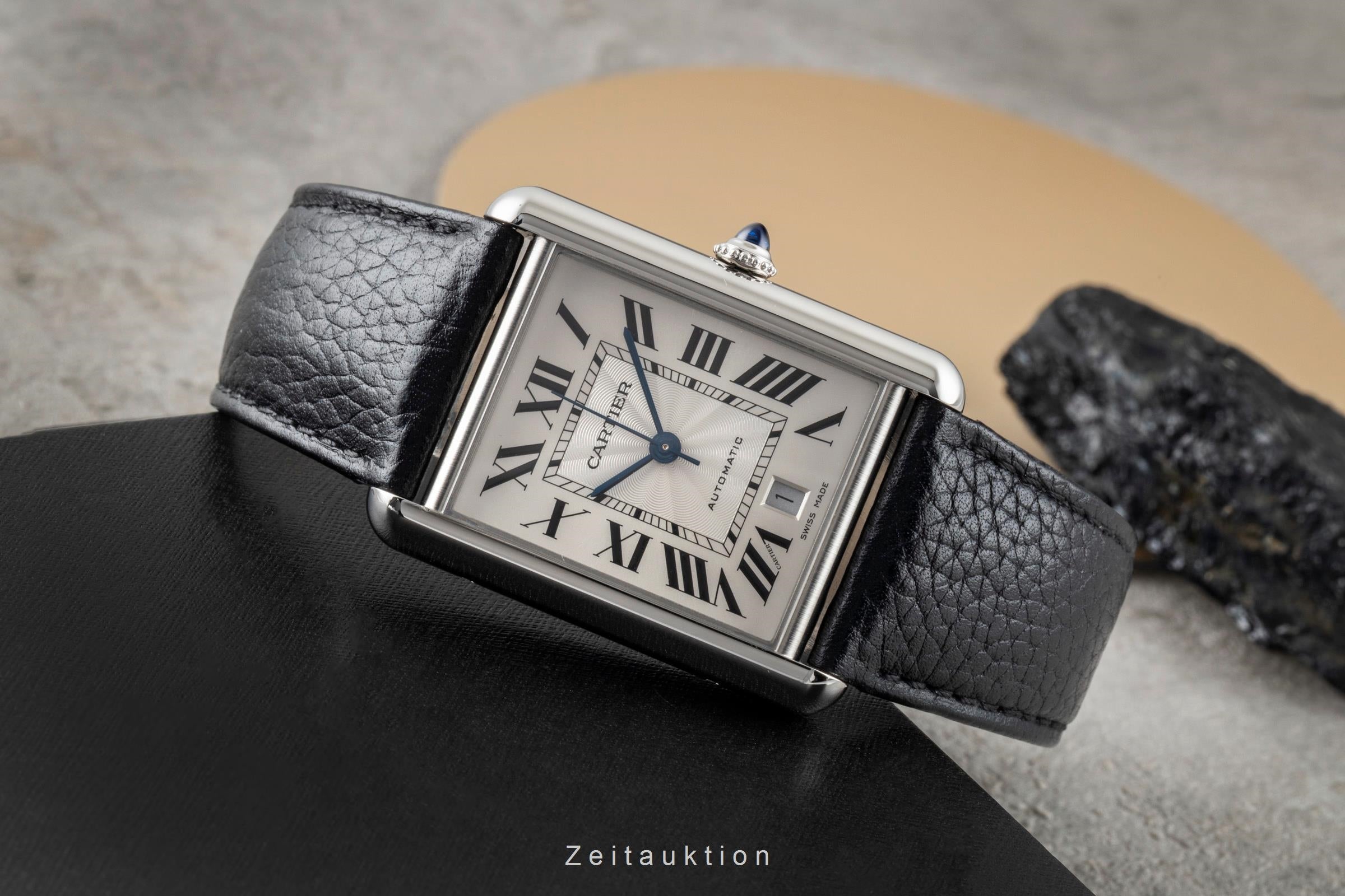 Cartier Tank acciaio automatismo orologio da uomo WSTA0040  [2604933]