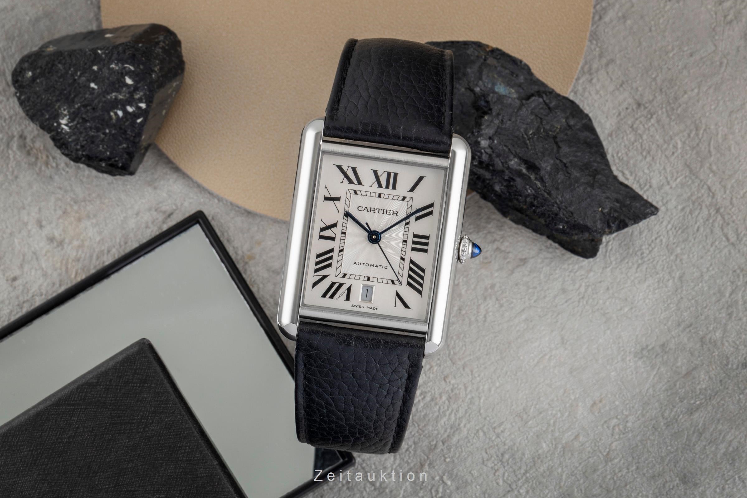 Cartier Tank acciaio automatismo orologio da uomo WSTA0040  [2604933]