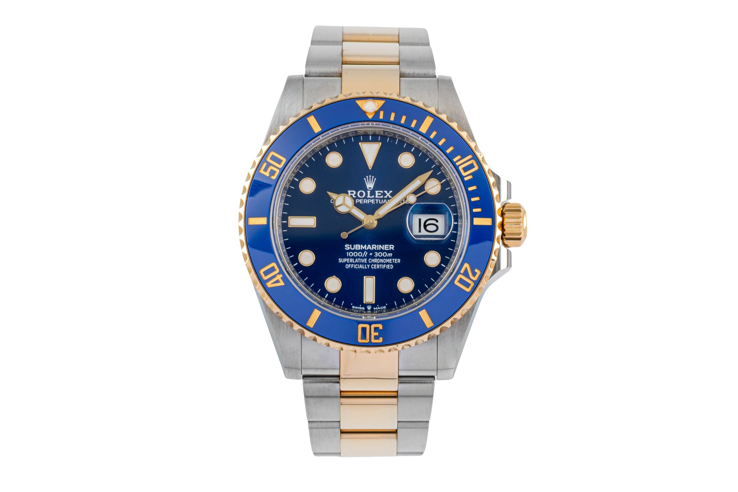 Rolex Submariner acier / or  automatique montre pour hommes 126613LB  [2604934]