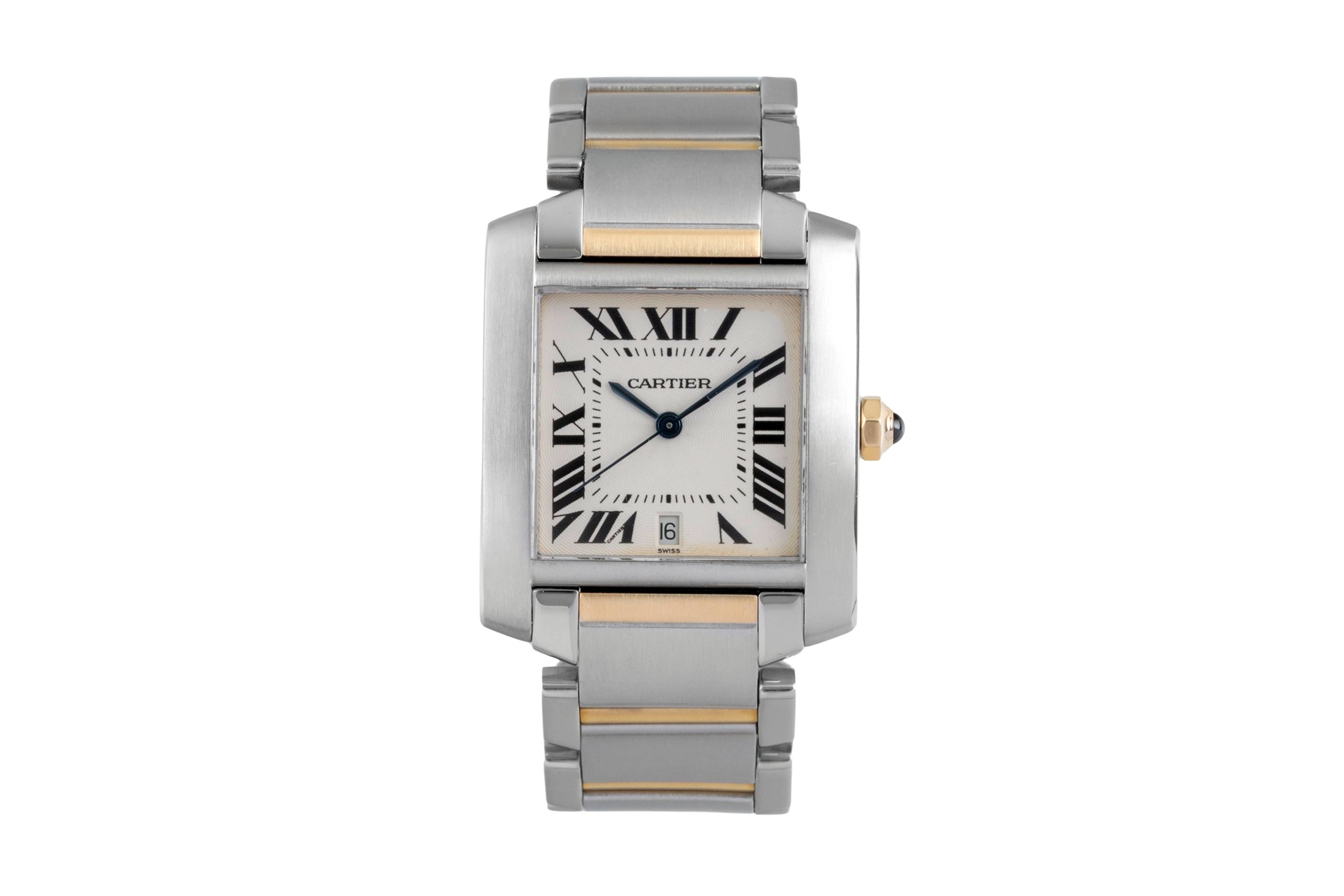 Cartier Tank Francaise acciaio / oro automatismo orologio da uomo W51005Q4  [2604936]