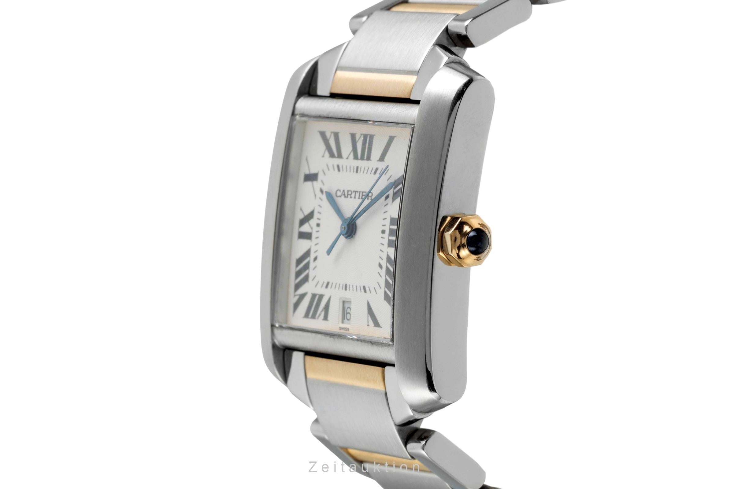 Cartier Tank Francaise acero / oro automático reloj para caballeros W51005Q4  [2604936]