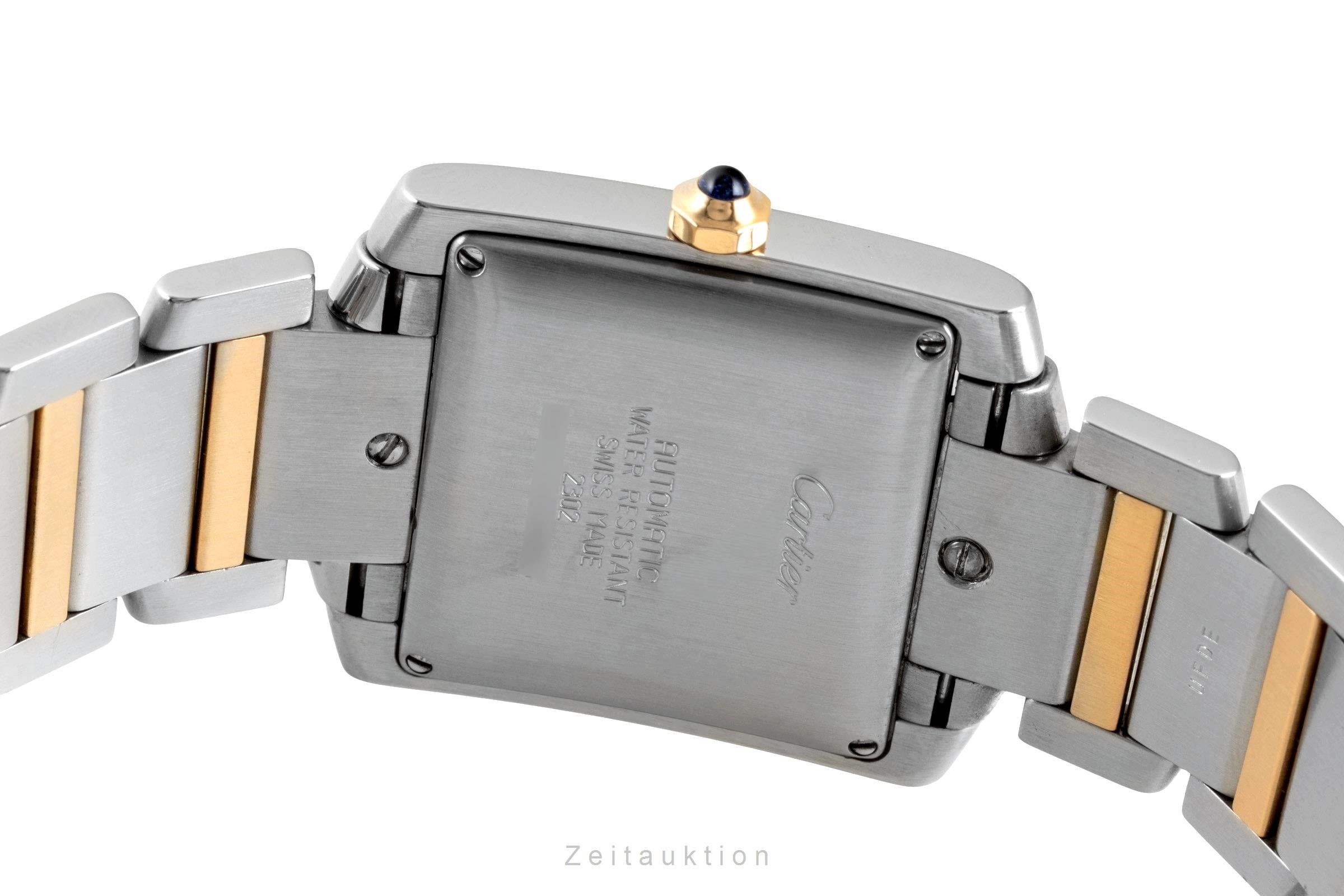 Cartier Tank Francaise acero / oro automático reloj para caballeros W51005Q4  [2604936]